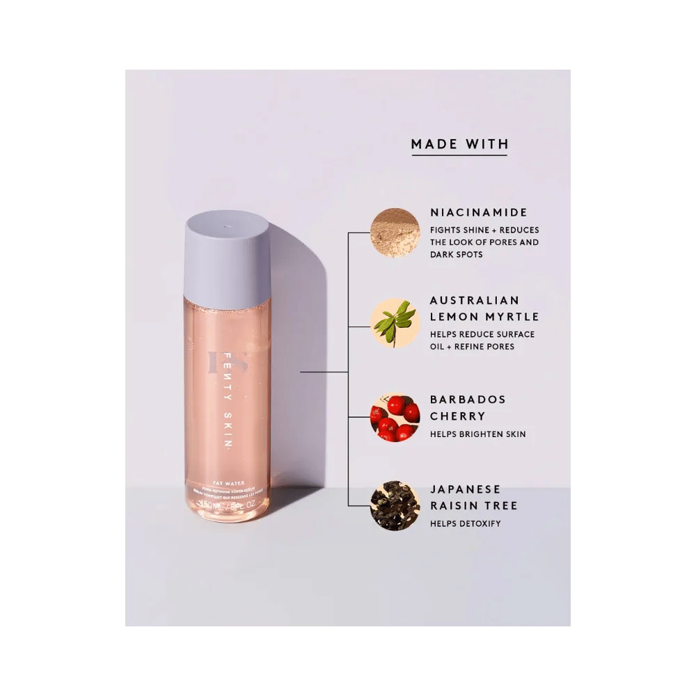 cherry Fenty Fat Water Niacinamide Pore - Refining Toner Serum with Barbados Cherry