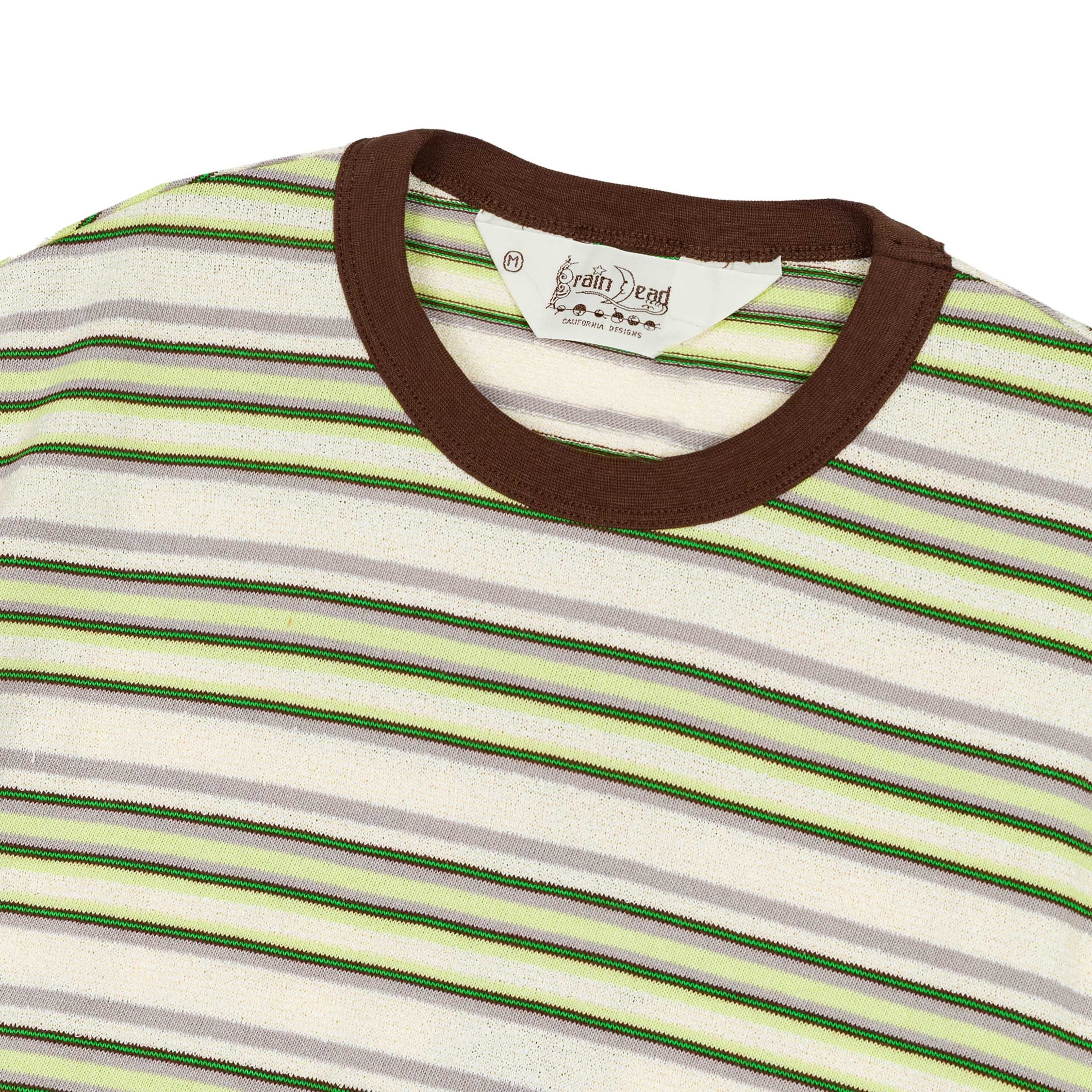 Brain Dead Looped Stripe T - Shirt
