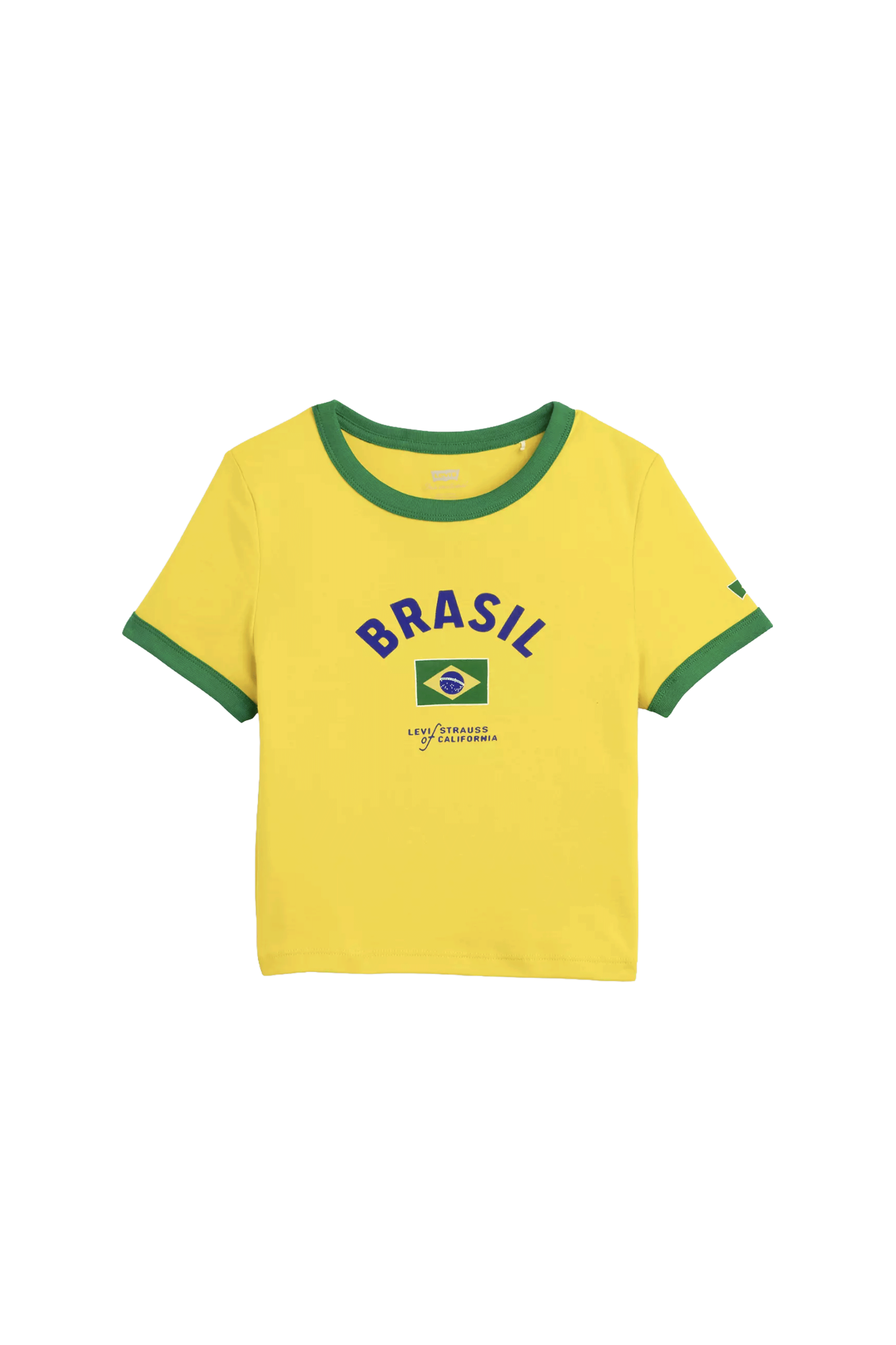 Levi's Retro Mini Ringer T-Shirt Brasil x Fifa World Cup