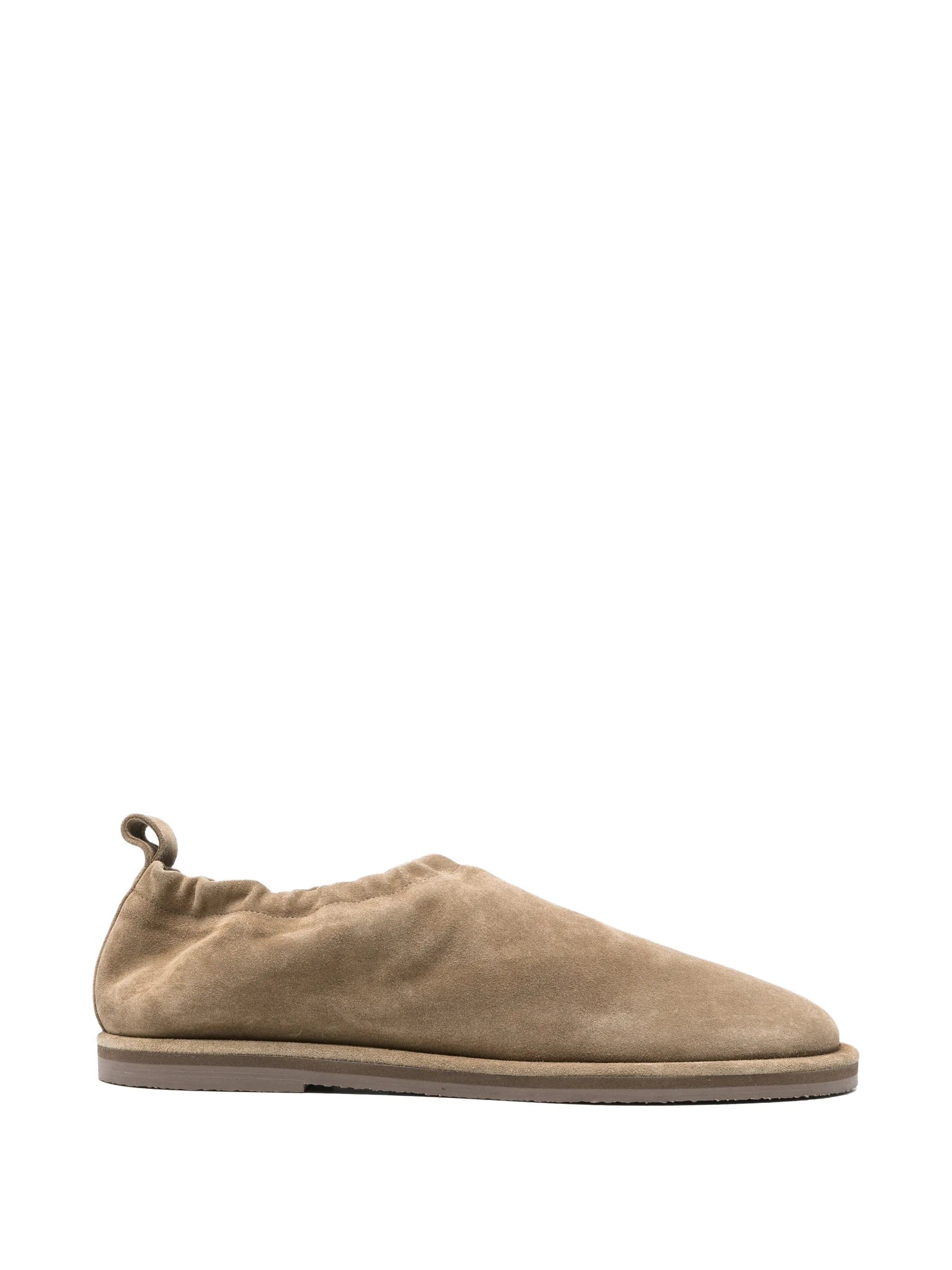 Studio Nicholson elastic - back suede slippers