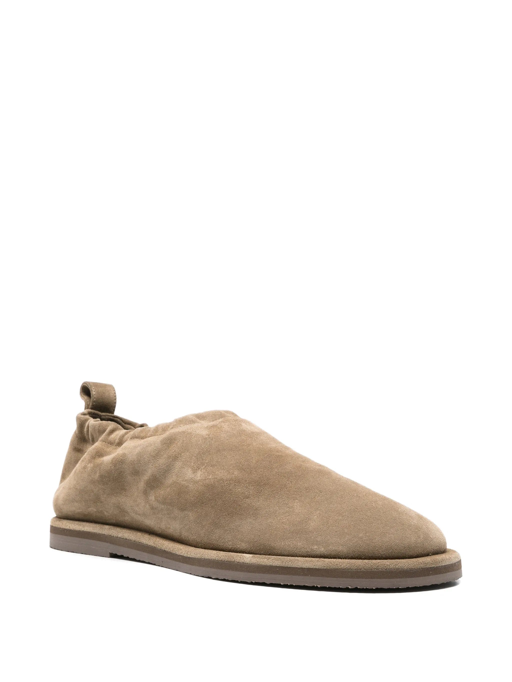 Studio Nicholson elastic - back suede slippers