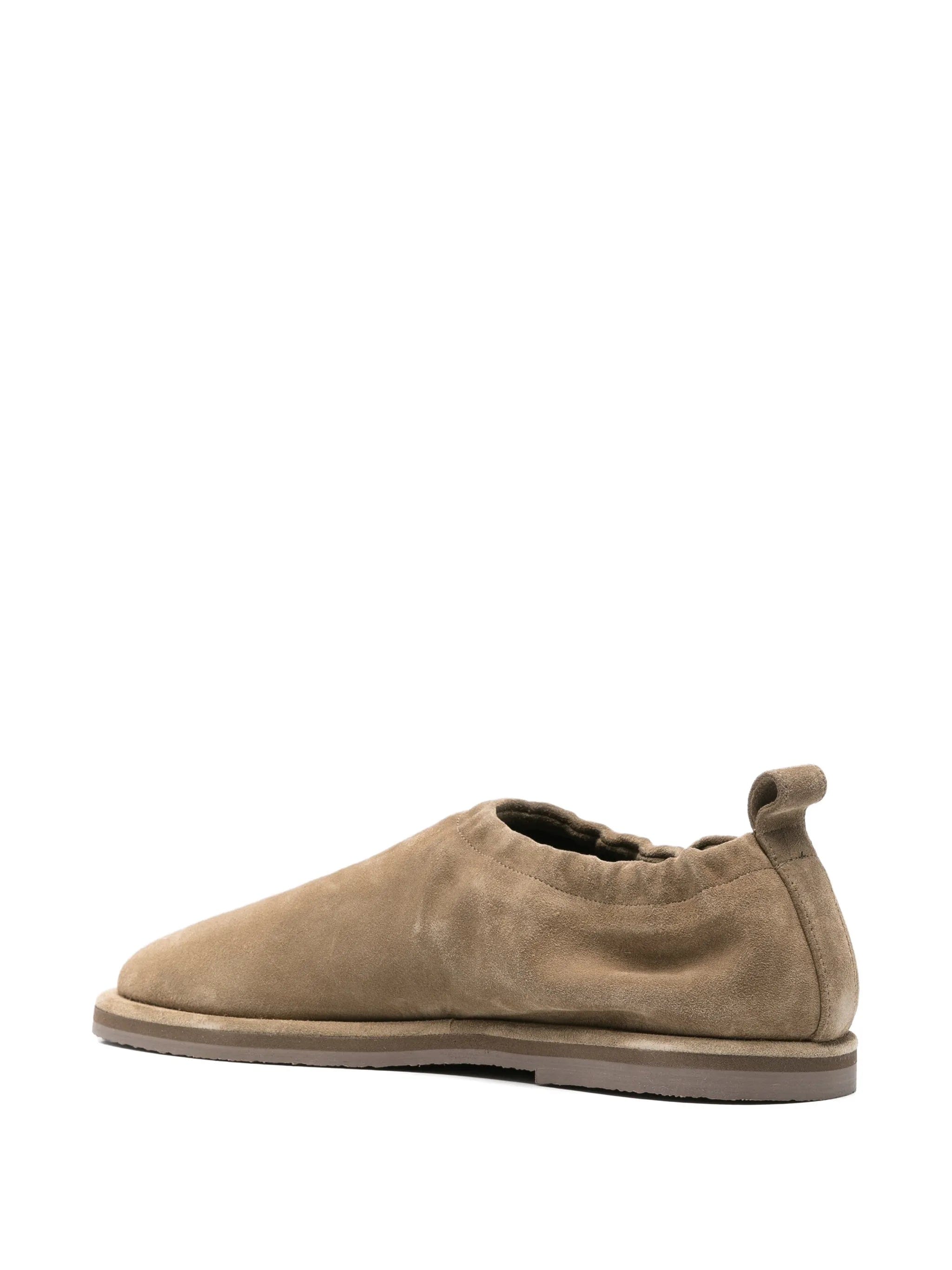 Studio Nicholson elastic - back suede slippers