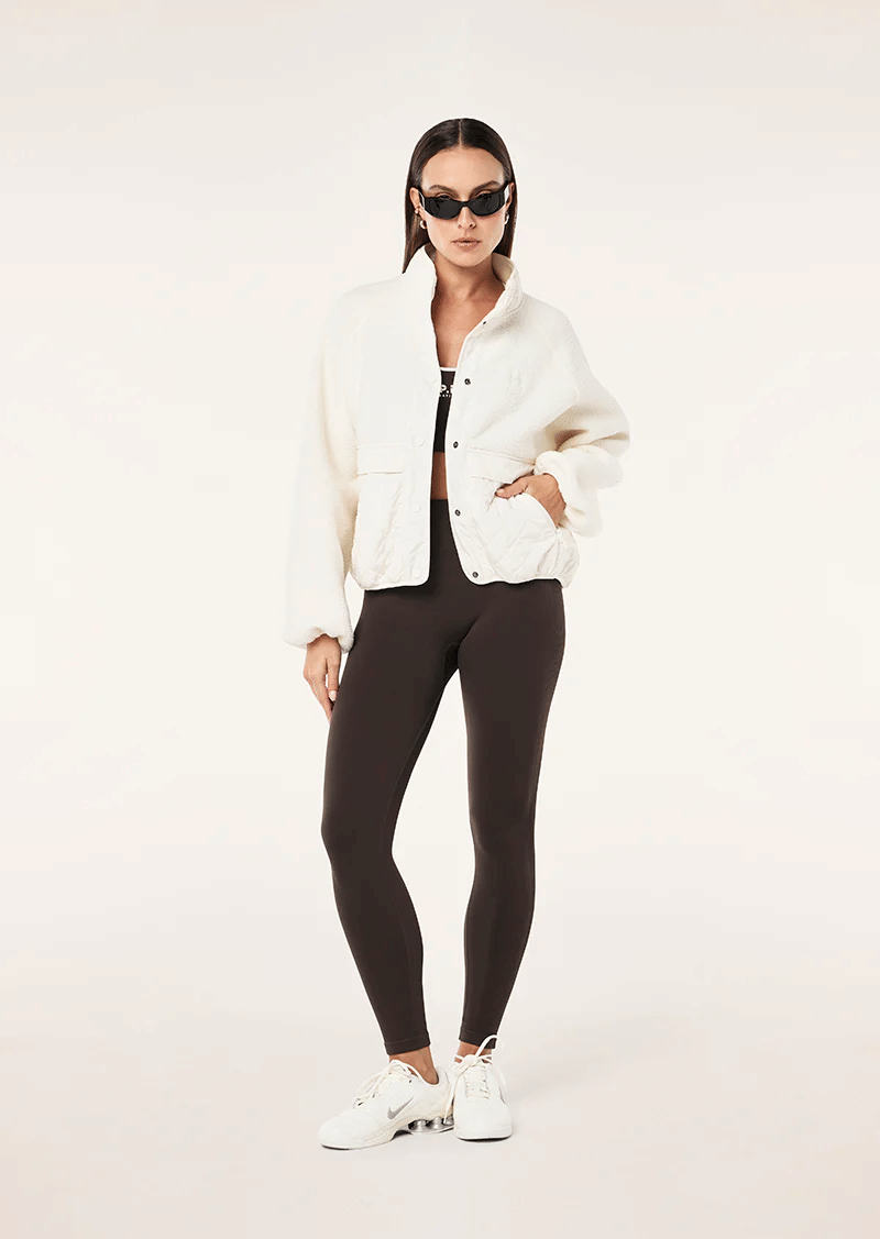 P.E NATION Technique Quilt Jacket (White)