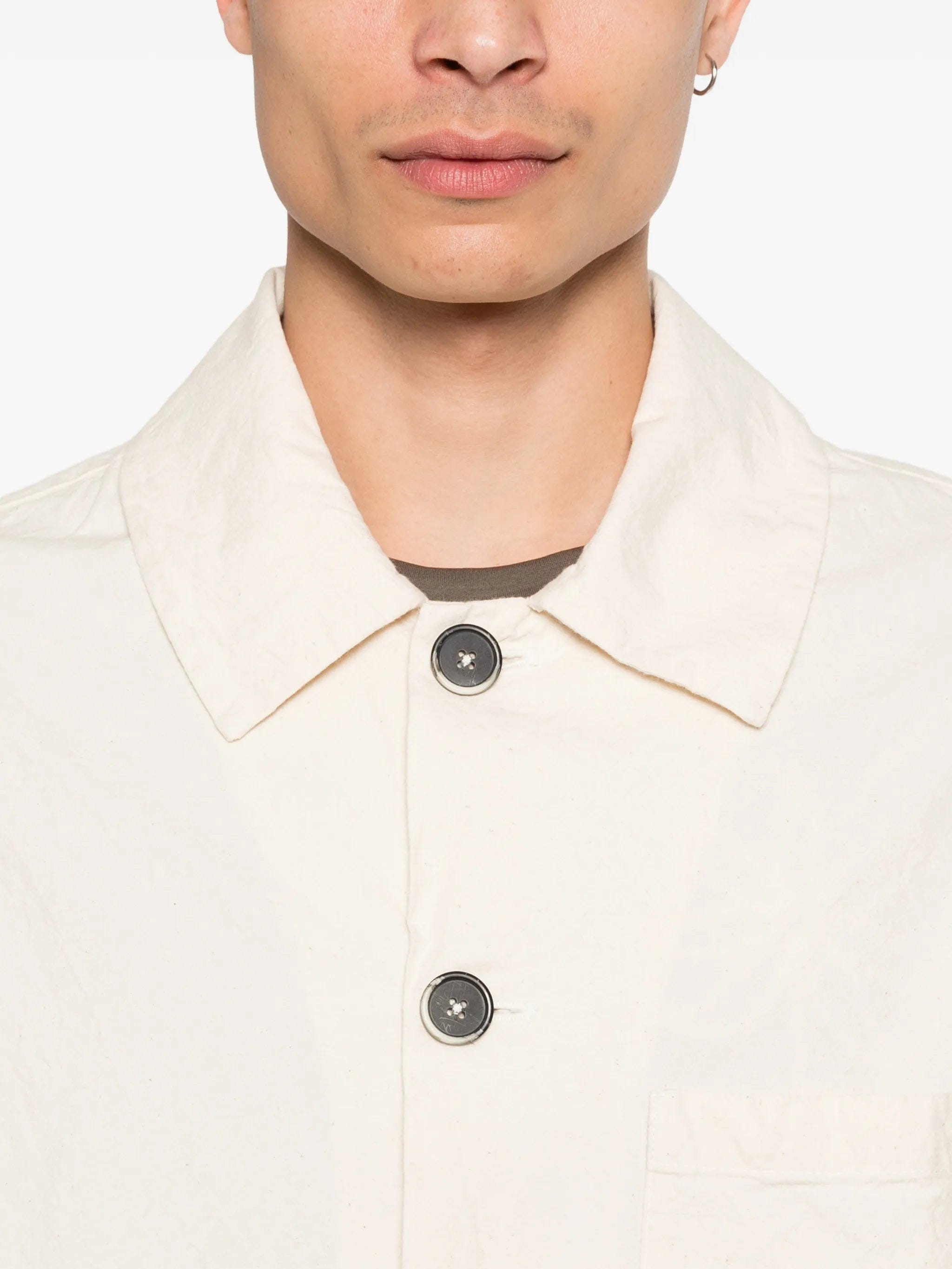 Barena button - up shirt jacket