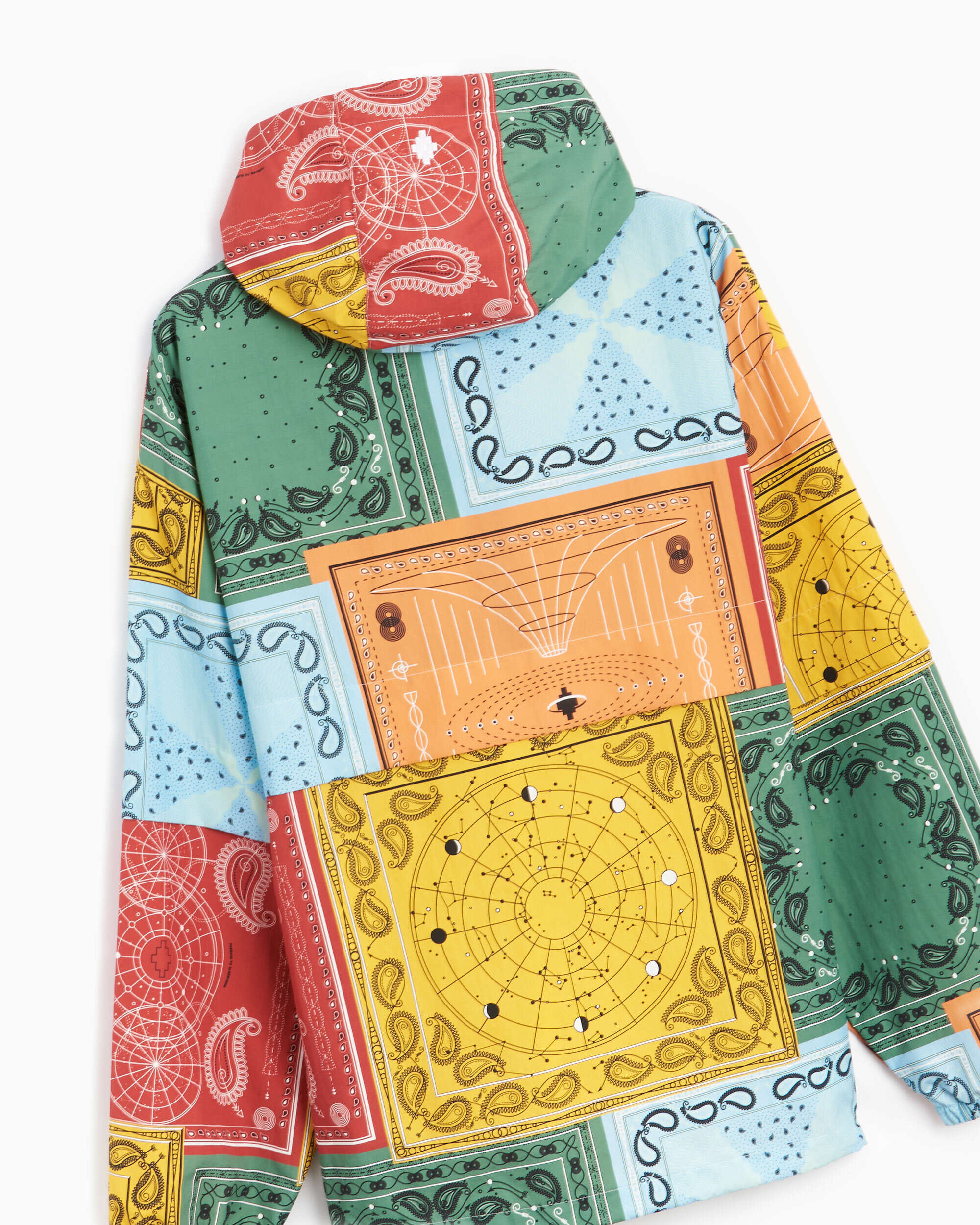 Marcelo Burlon Chaqueta Marcelo Burlon Bandana Men's Allover Printed Anorak para hombre