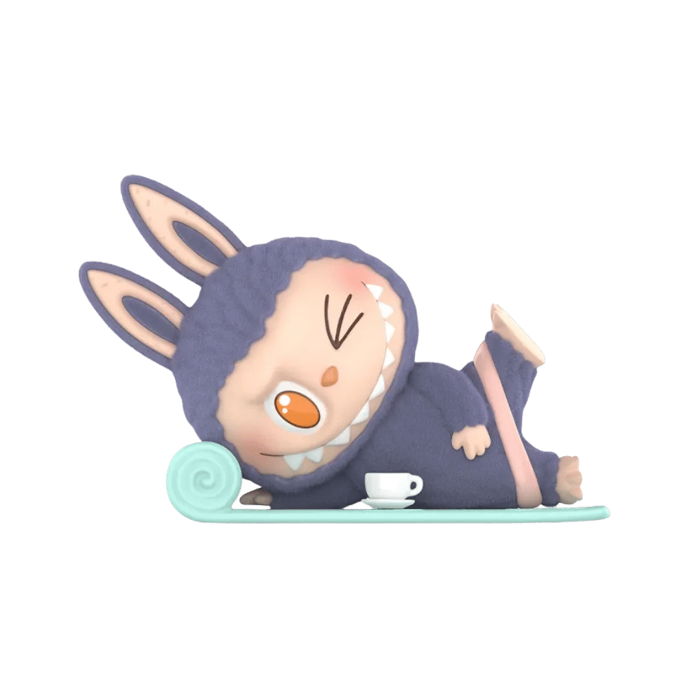 the monsters Pop Mart THE MONSTERS Labubu Lazy Yoga Series Americano Figure