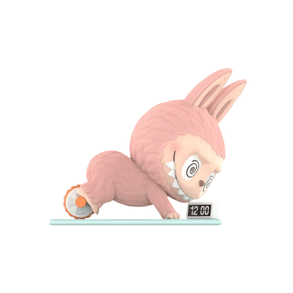 the monsters Pop Mart THE MONSTERS Labubu Lazy Yoga Series Ab Roller Figure