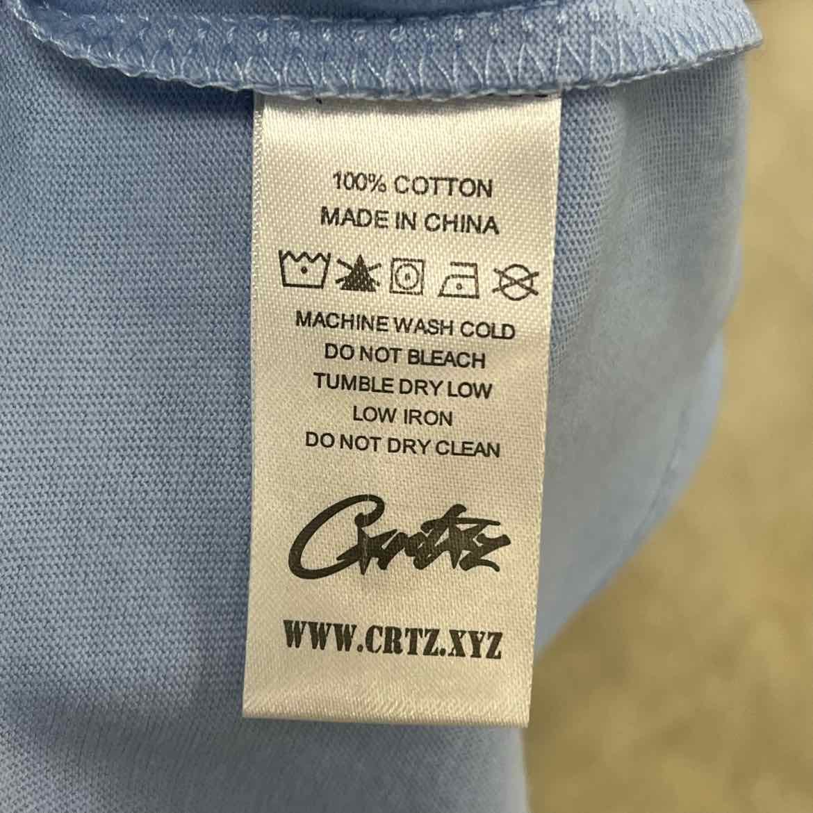 Corteiz T - Shirt SNICKER Blue New Size L