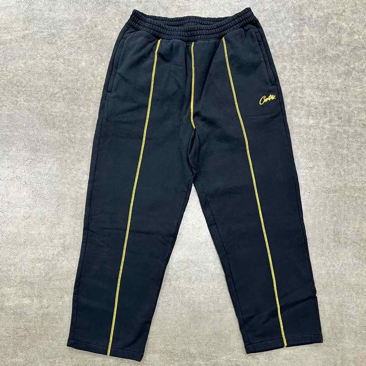 Corteiz Sweatpants HMP OPEN HEM Black New Size L