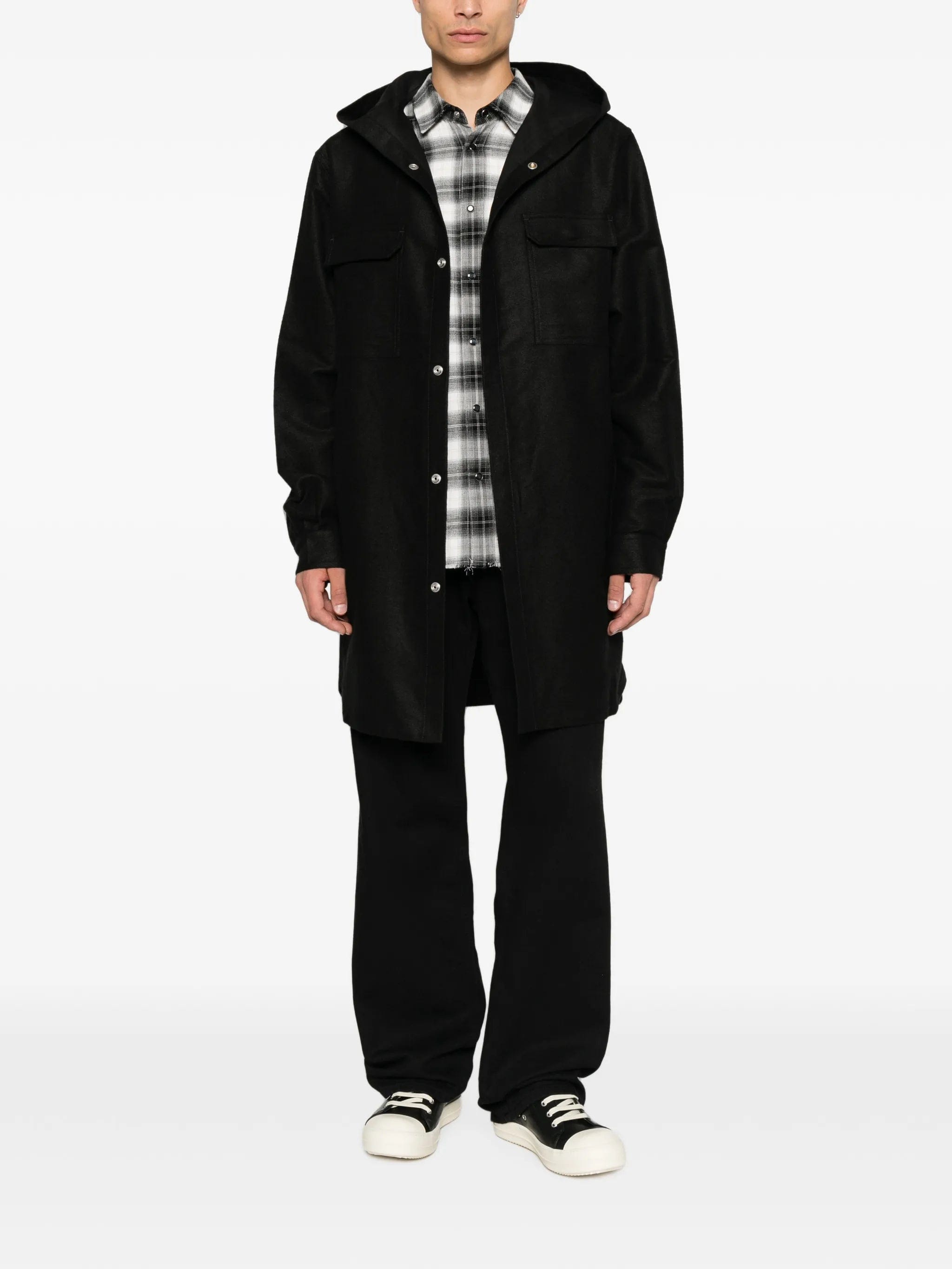 Rick Owens hooded coat