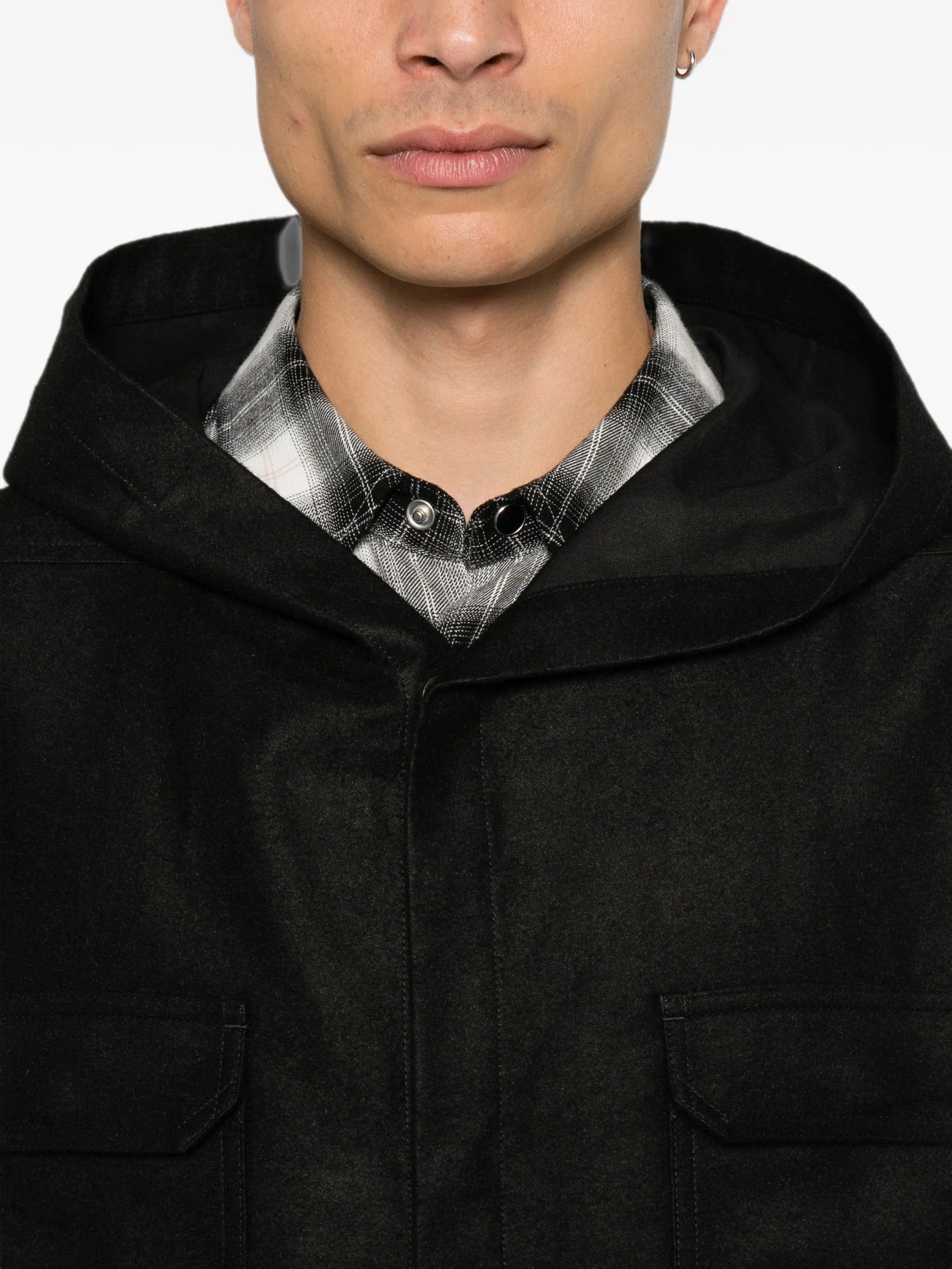 Rick Owens hooded coat