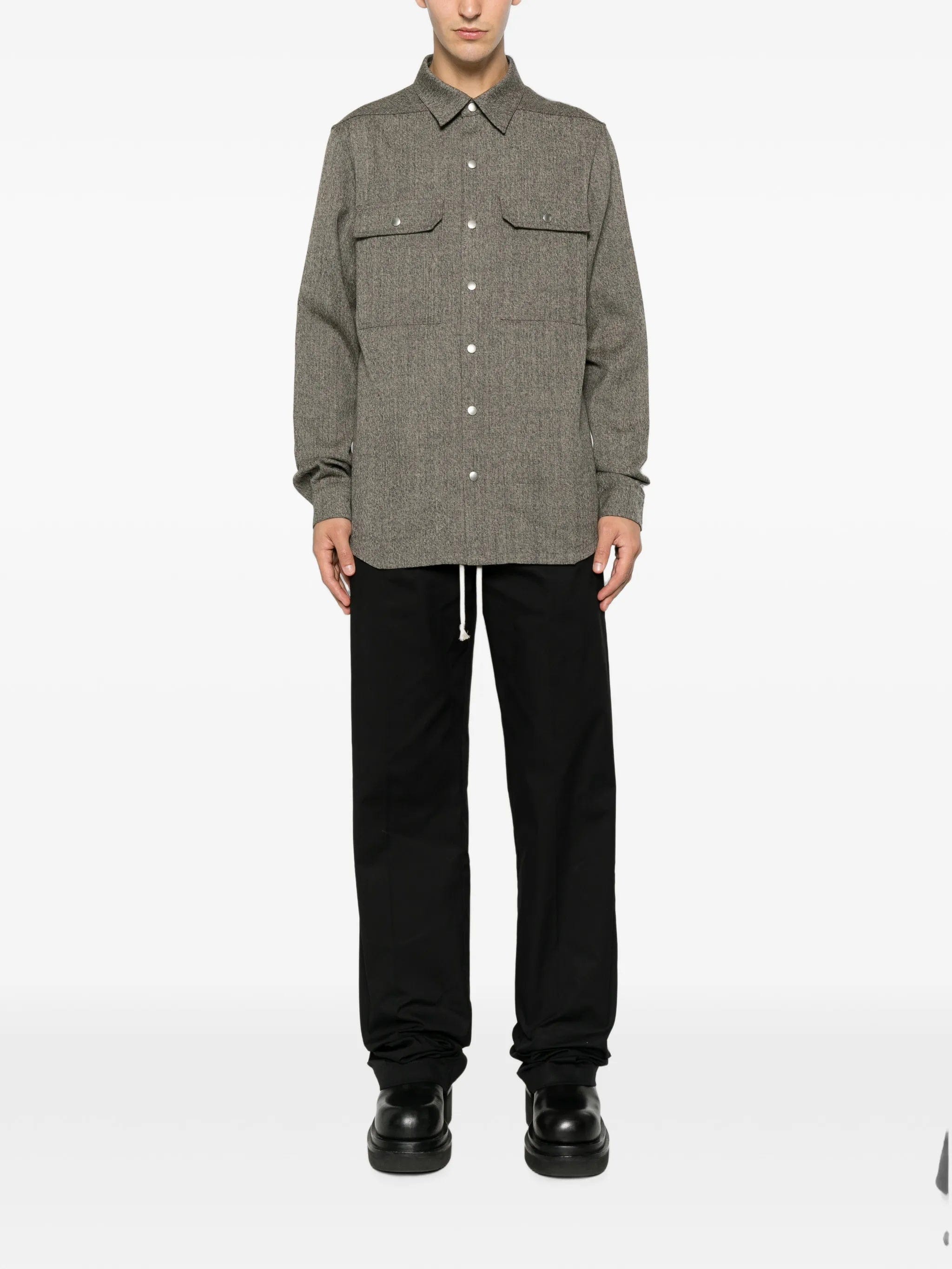Rick Owens back - strap shirt