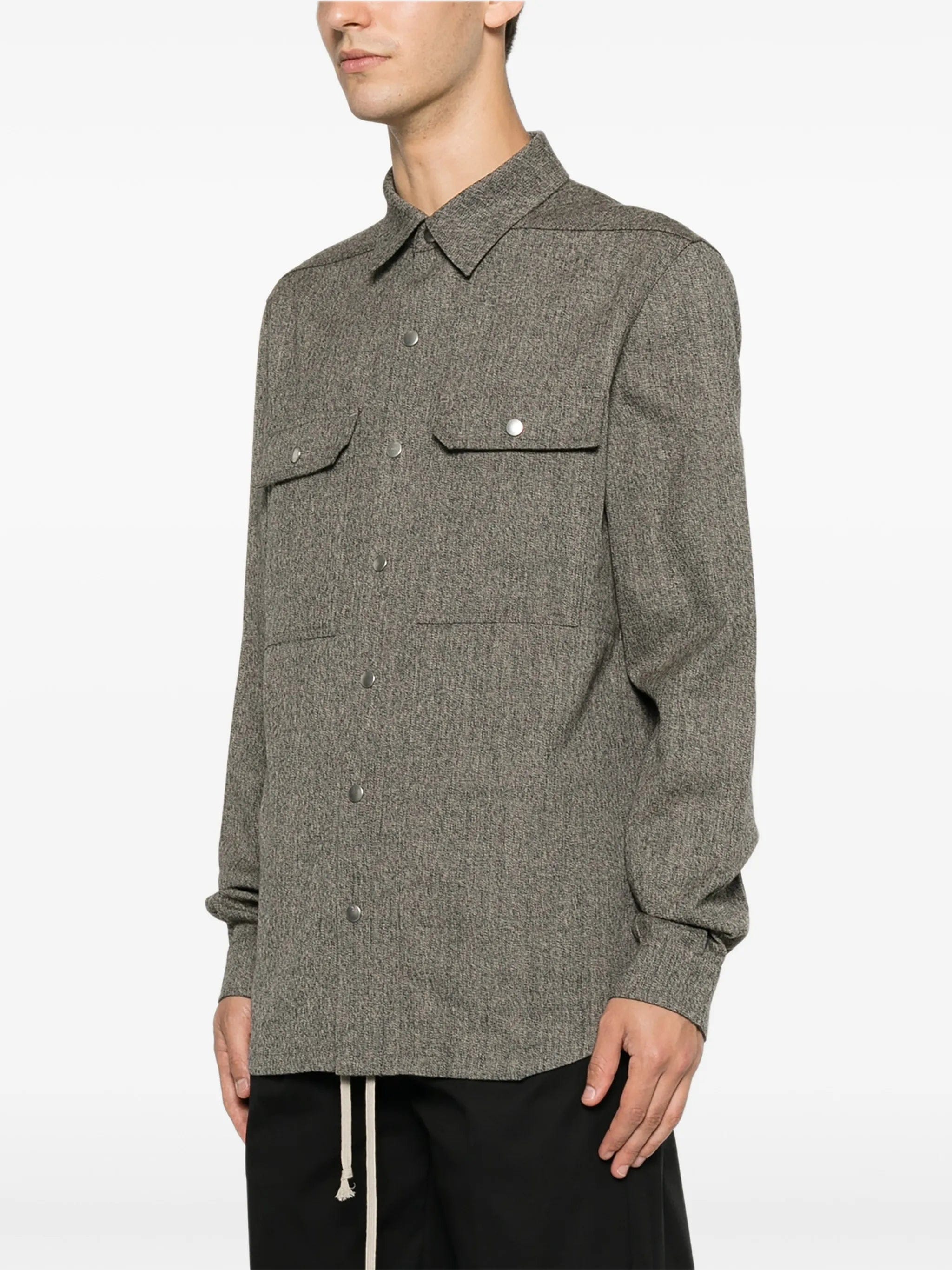 Rick Owens back - strap shirt