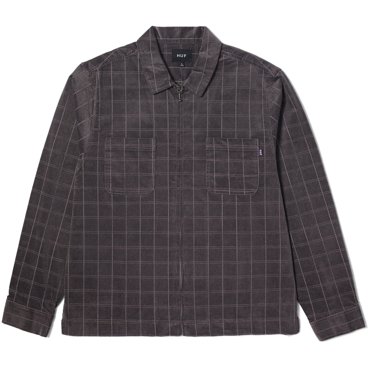 HUF Trenton Zip Shacket (Raisin)