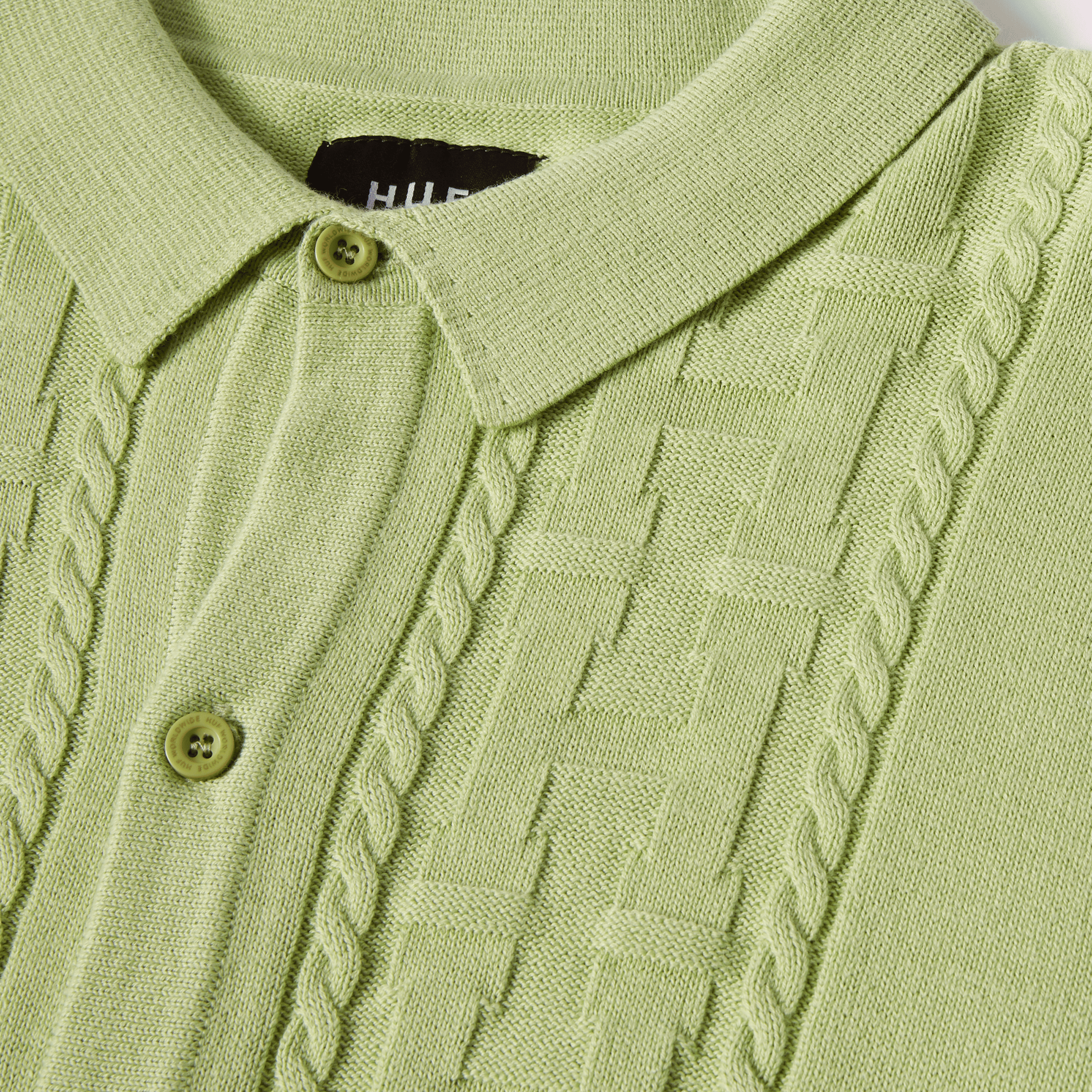 HUF Towner L/S Knit Top (Pistachio)