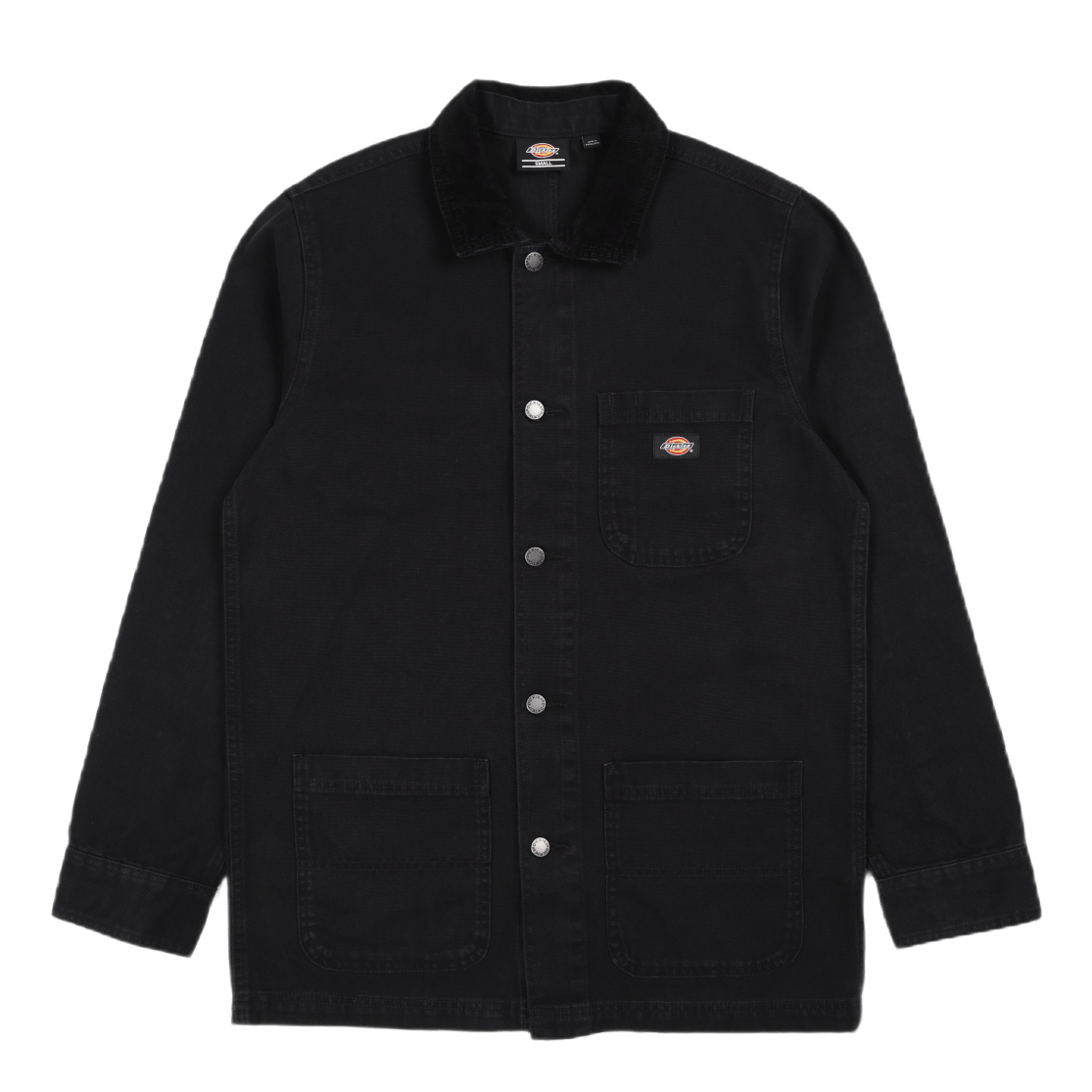 Dickies Duck Lined Chore Jacket Stone Washed Black