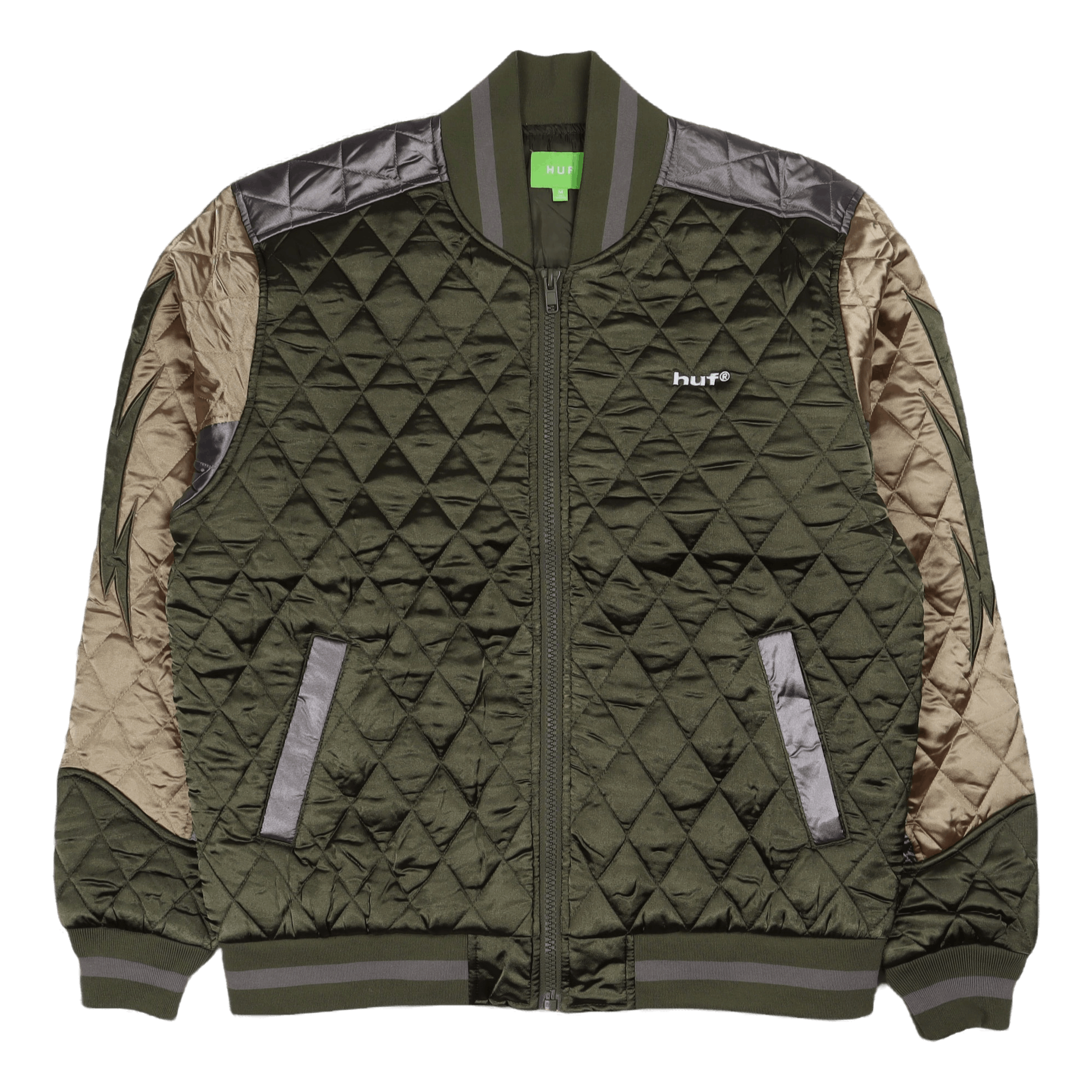 HUF Lightining Bomber Jacket Olive