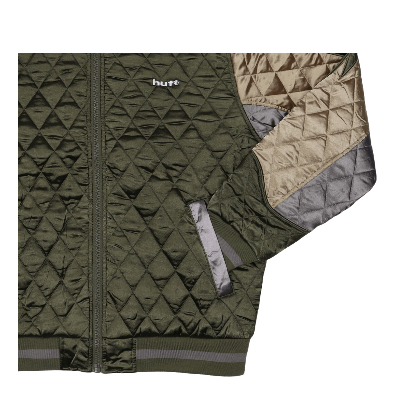 HUF Lightining Bomber Jacket Olive