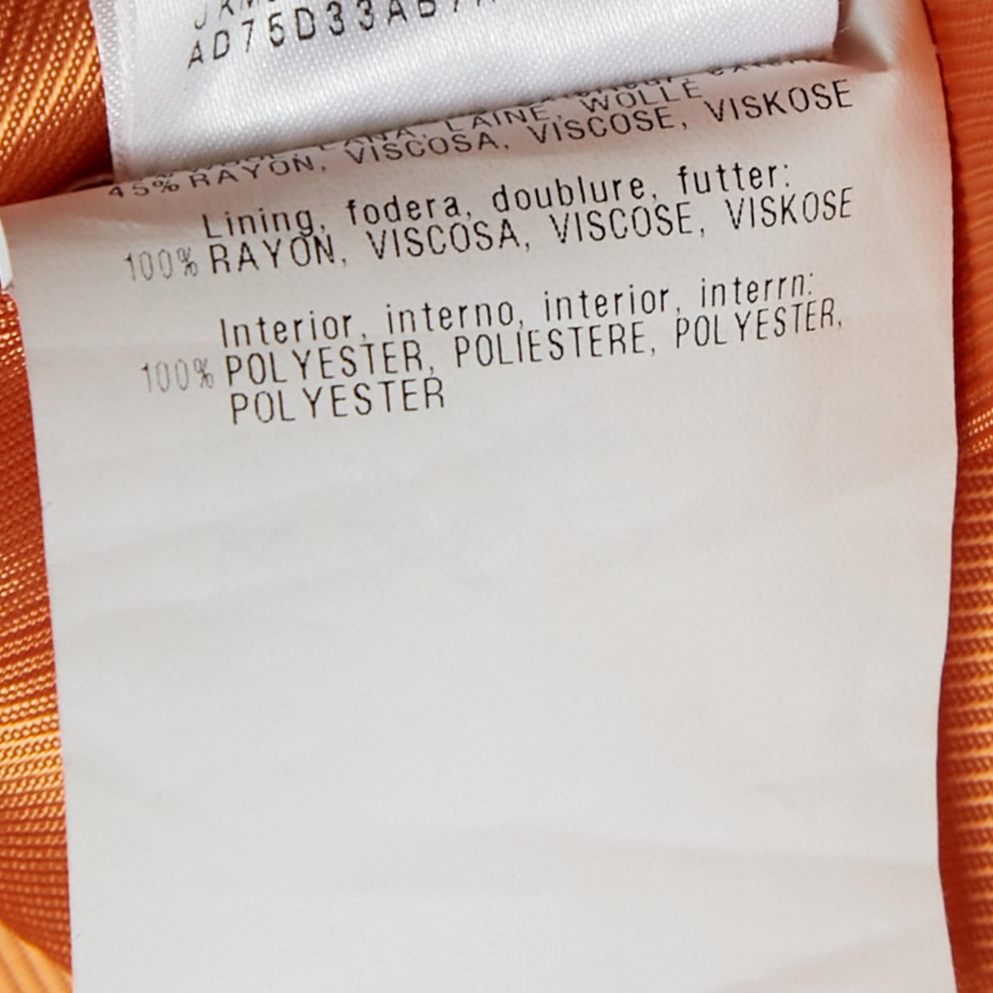 Missoni Multicolor Zig Zag Knit Button Front Jacket