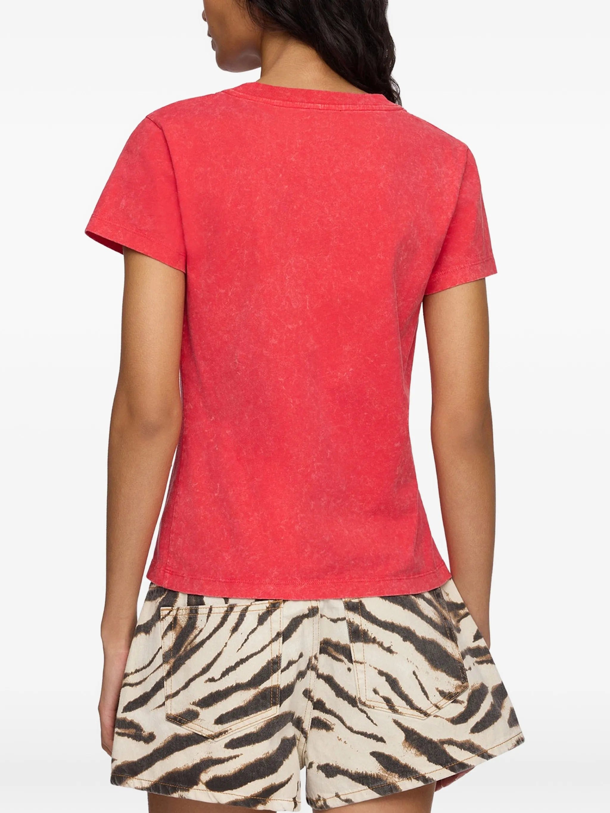 GANNI cherry - print T - shirt
