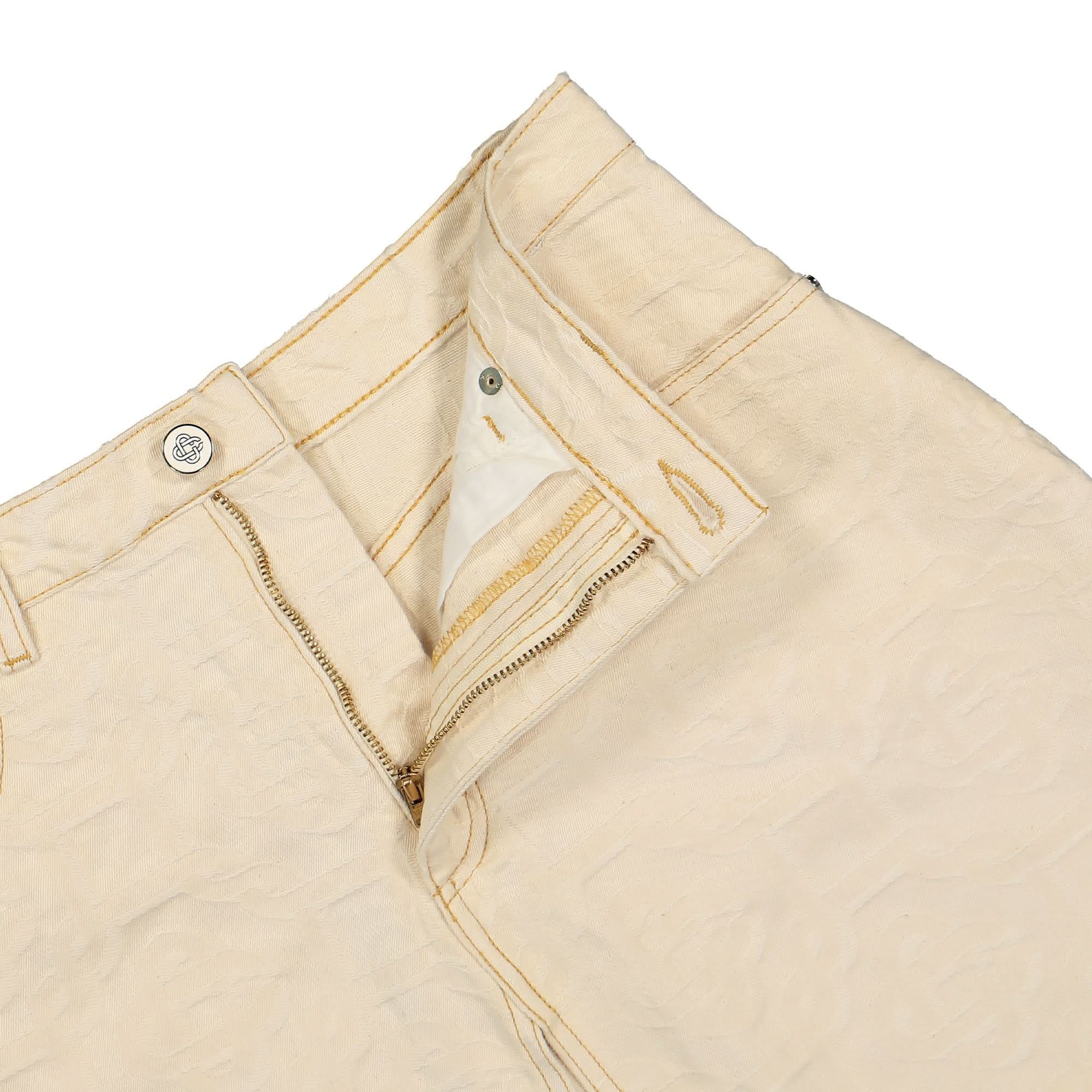 Casablanca Monogram Jacquard Denim Skirt