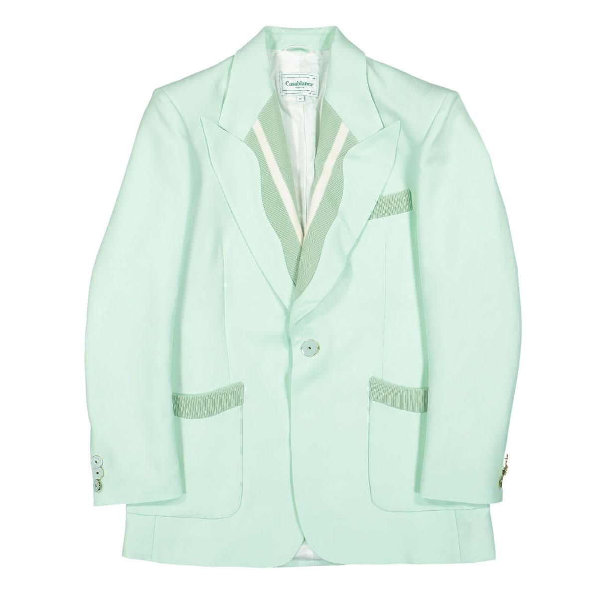 Casablanca Single Breasted Rib Blazer