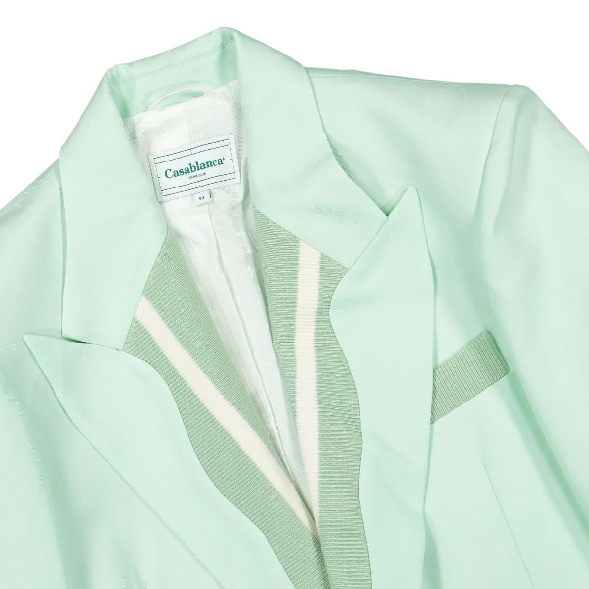 Casablanca Single Breasted Rib Blazer