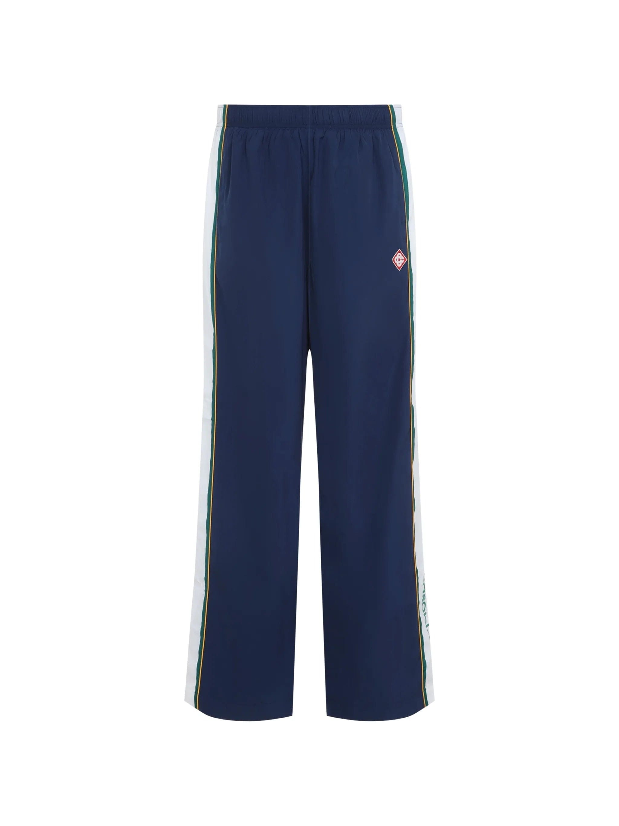 Casablanca logo - patch side - stripe track pants