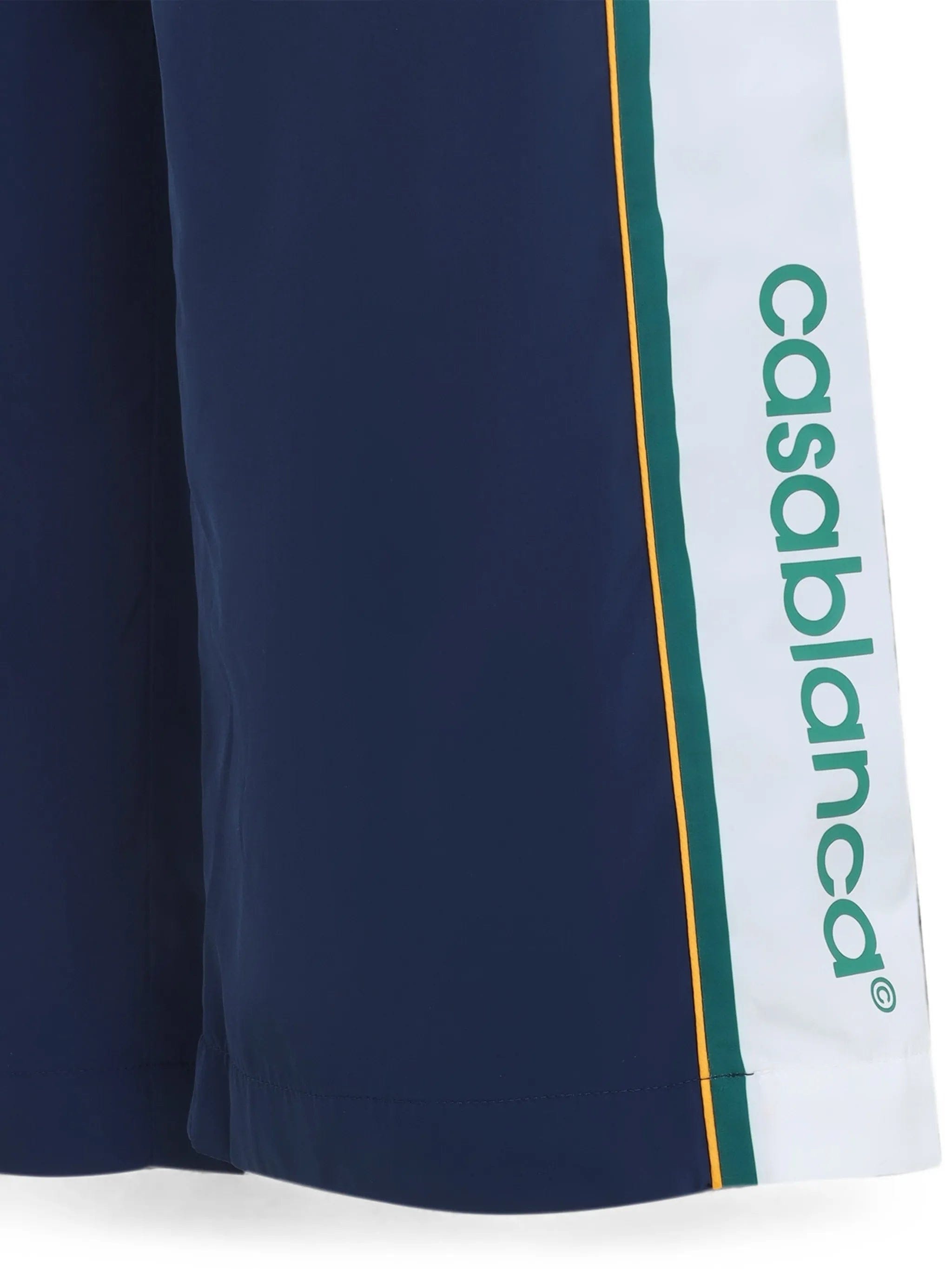 Casablanca logo - patch side - stripe track pants