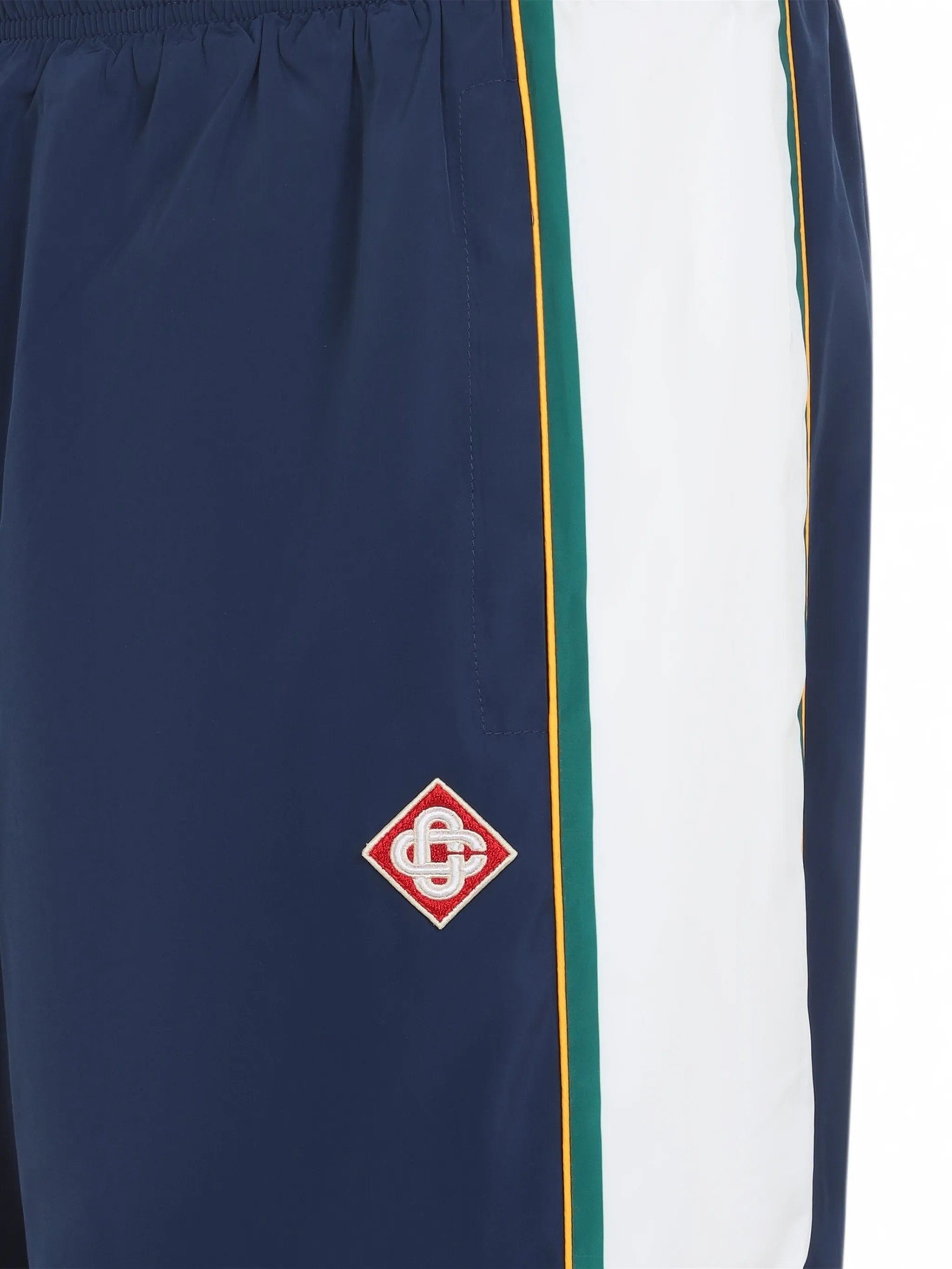 Casablanca logo - patch side - stripe track pants