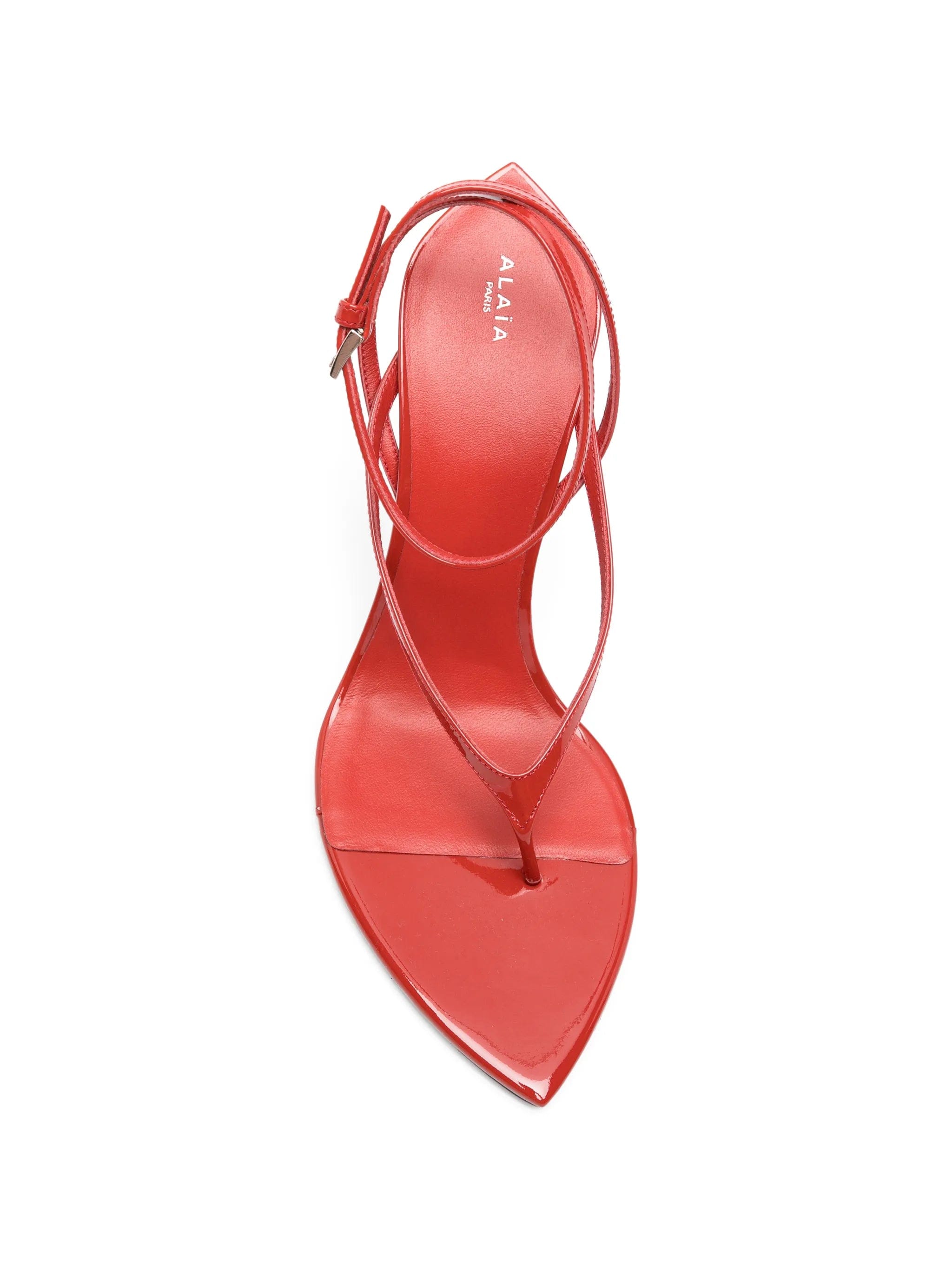 Alaïa leather wedge sandals
