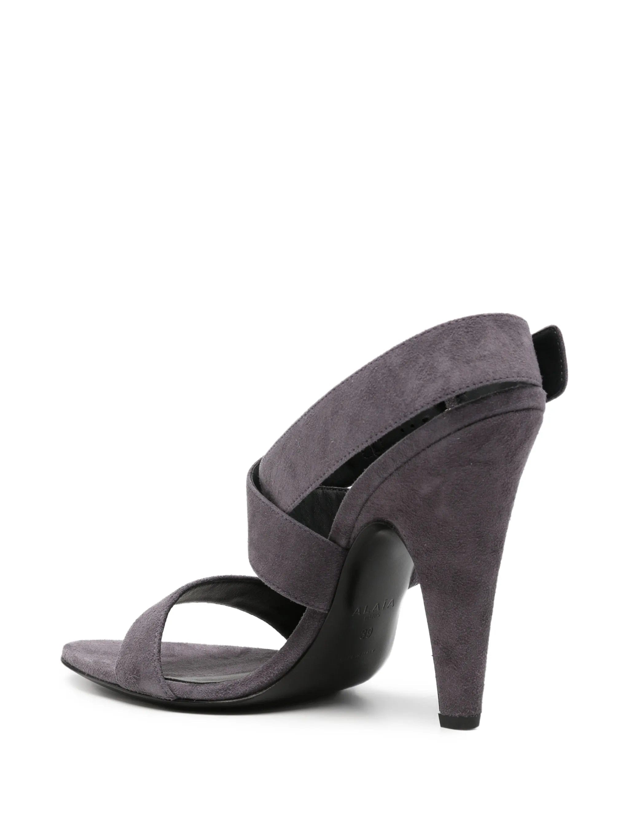 Alaïa Carmine cone sandals