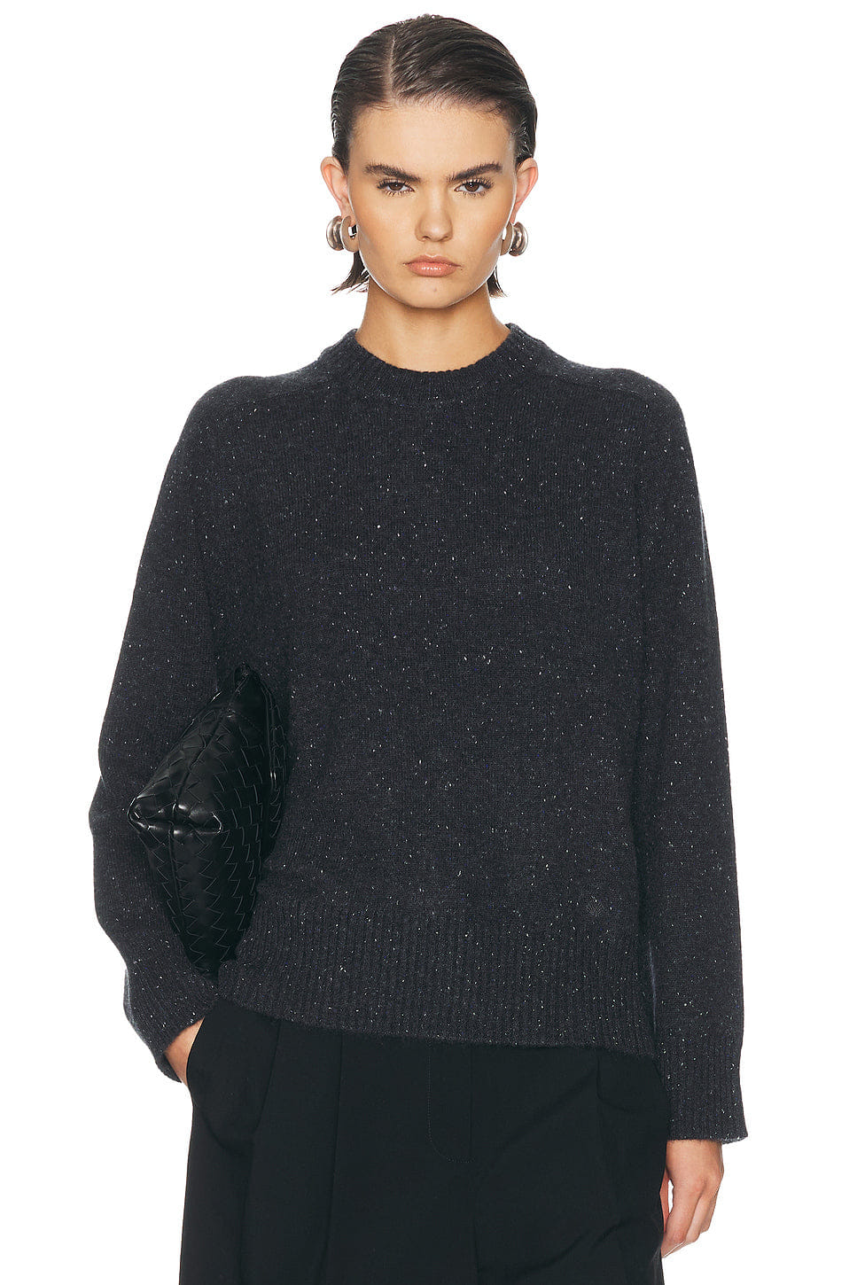 Loulou de Saison Baltra Saddle Sleeve Crewneck Sweater