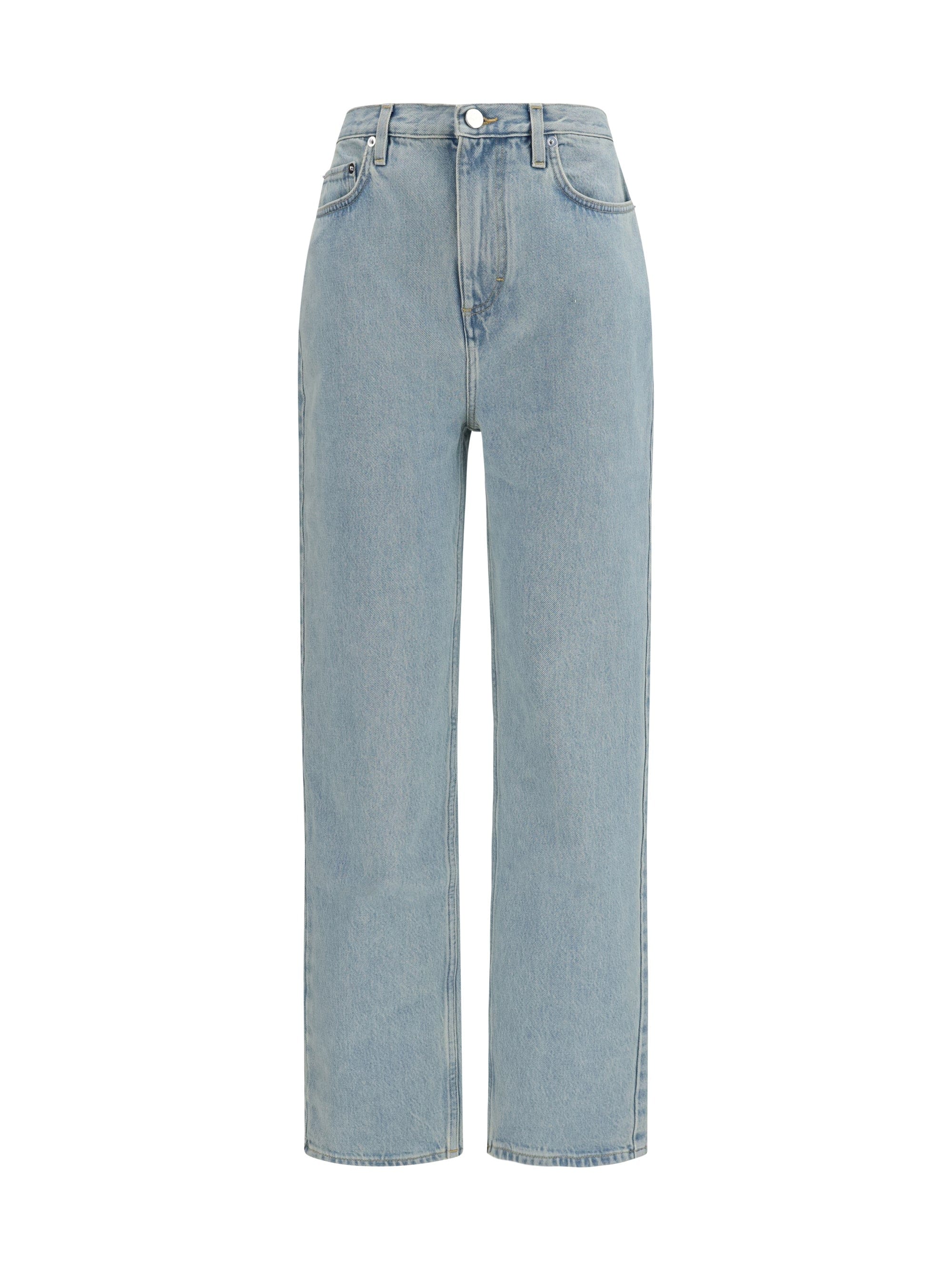 Loulou de Saison Organic Cotton Jeans — Blue