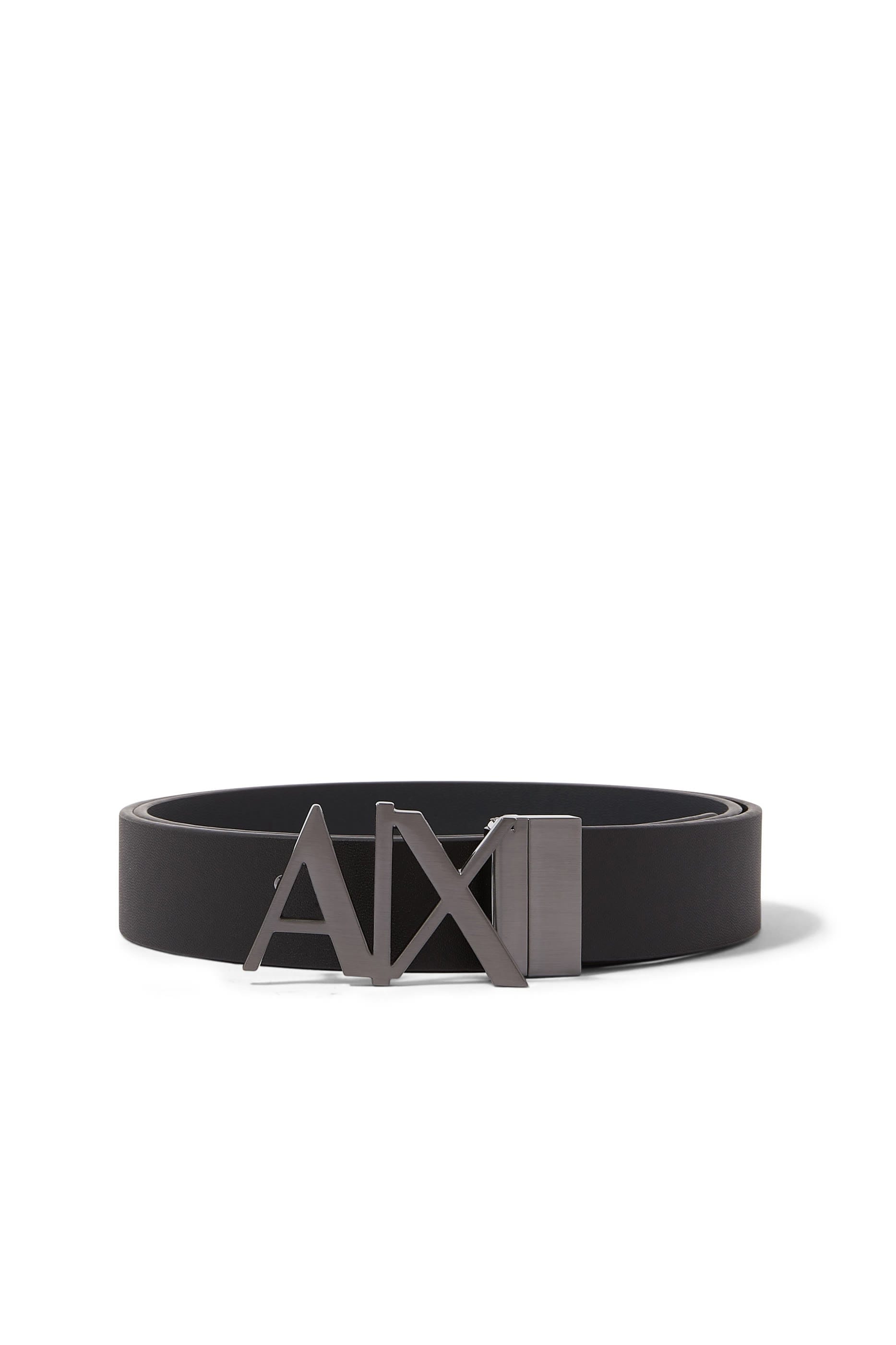 Armani Exchange AX Logo Leather Belt