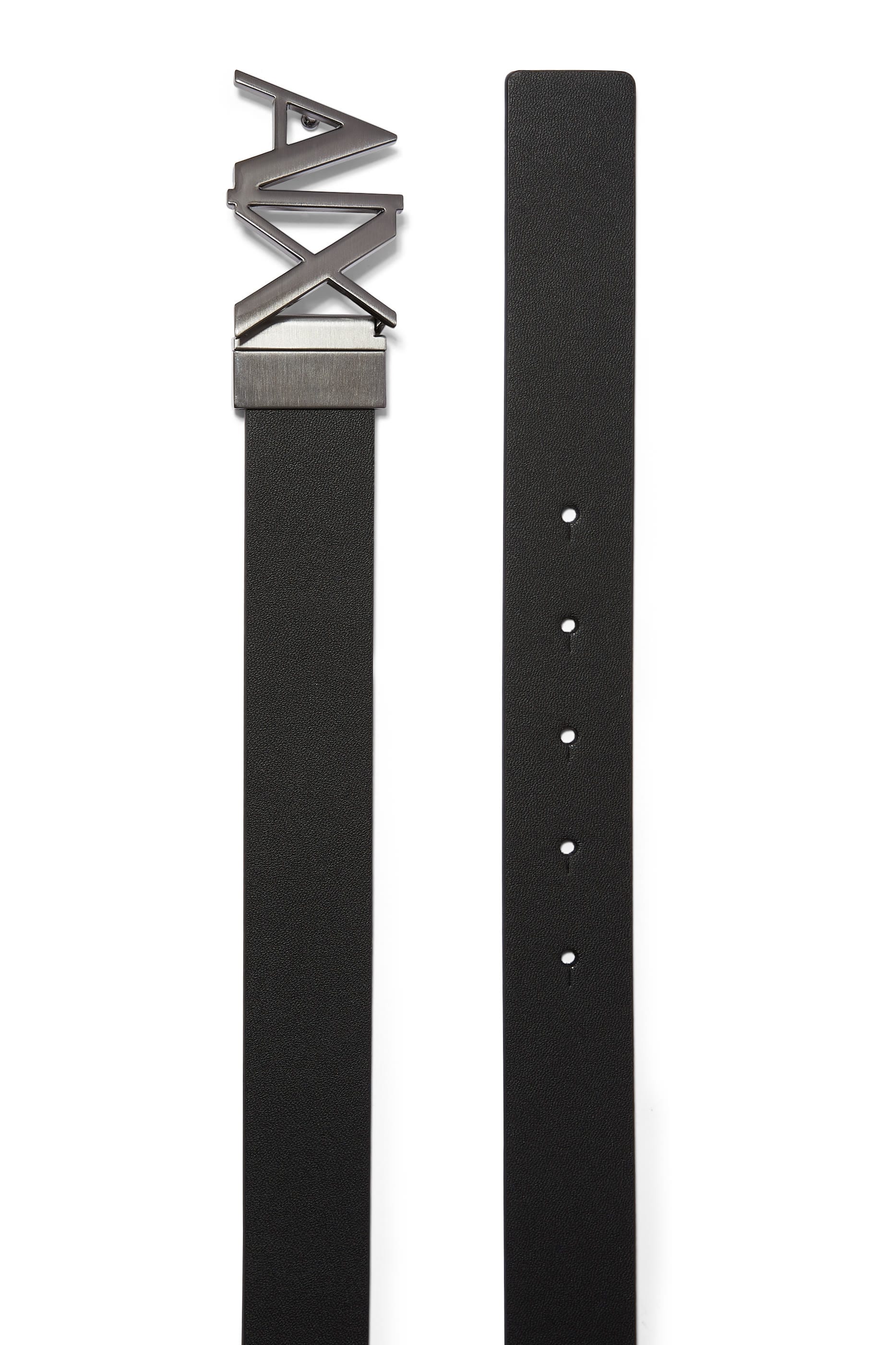 Armani Exchange AX Logo Leather Belt