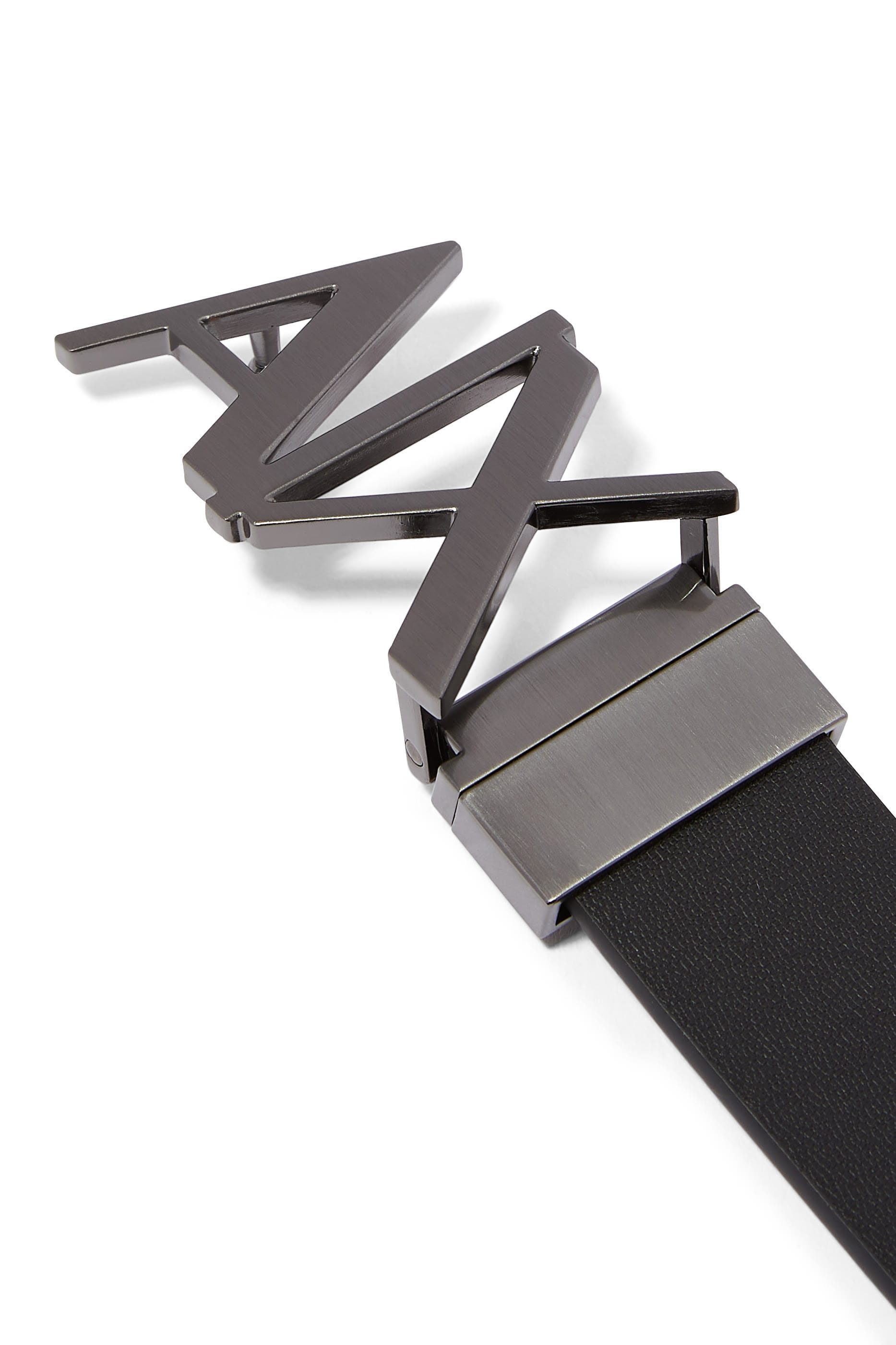 Armani Exchange AX Logo Leather Belt