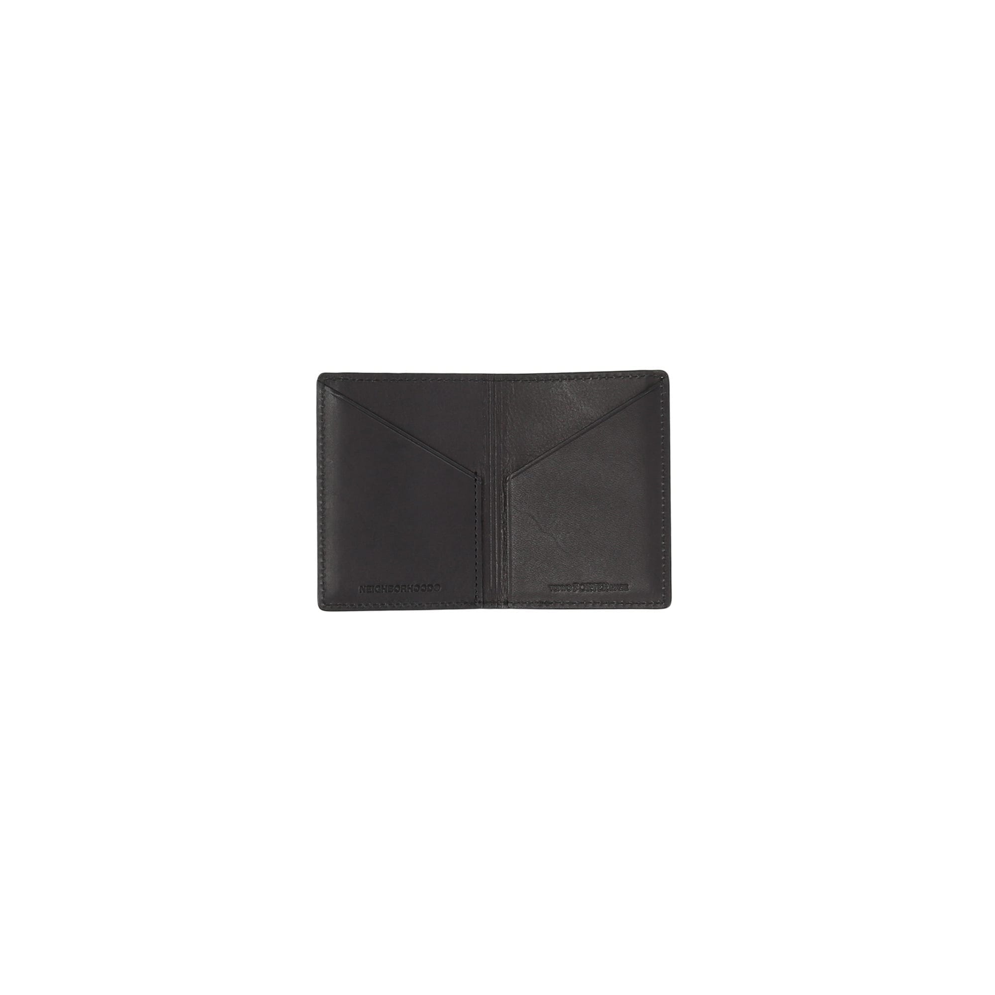 Neighborhood Porter Leather Card Case - Black