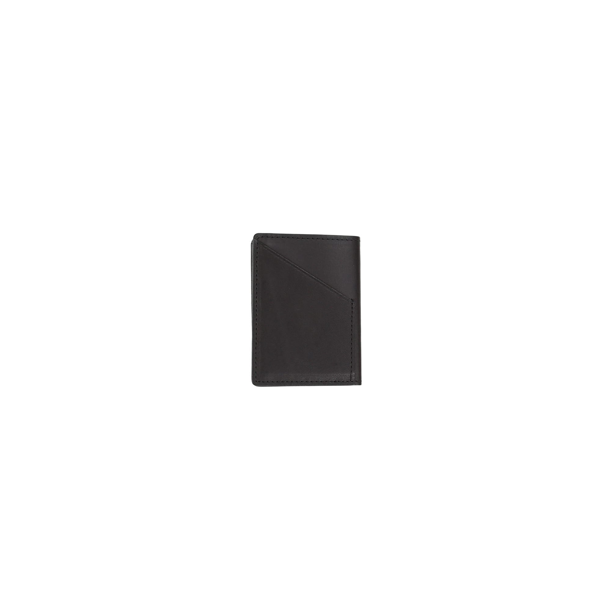 Neighborhood Porter Leather Card Case - Black