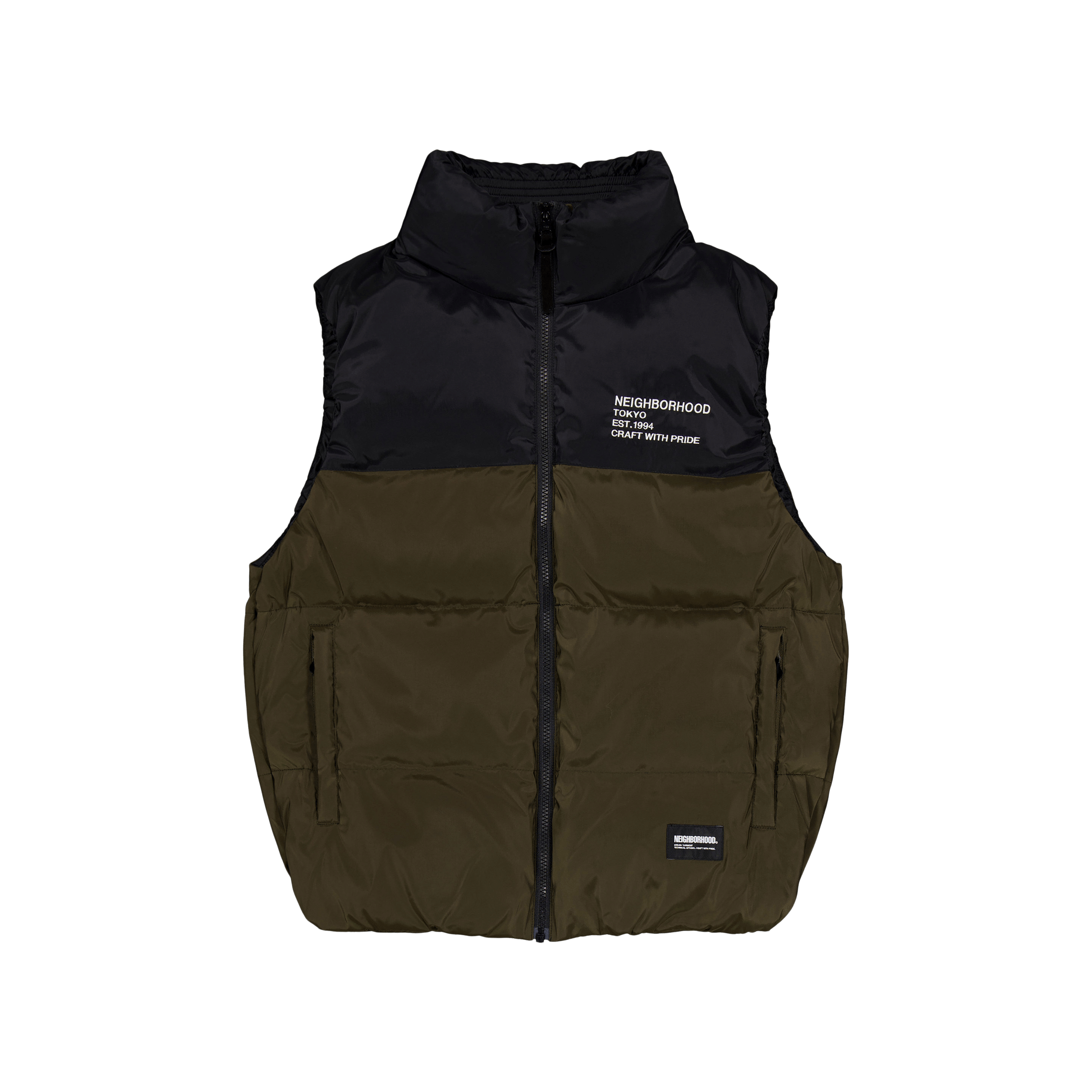 Neighborhood Classic Down Vest Olive Drab