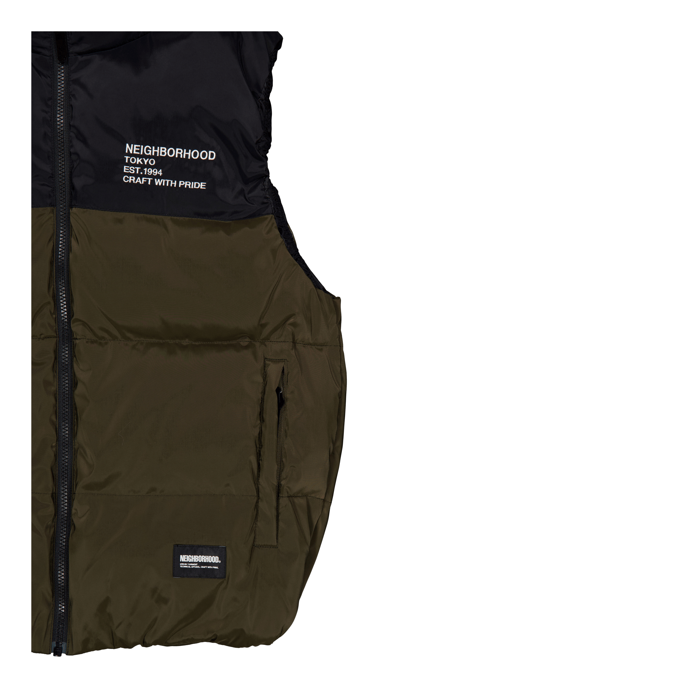 Neighborhood Classic Down Vest Olive Drab