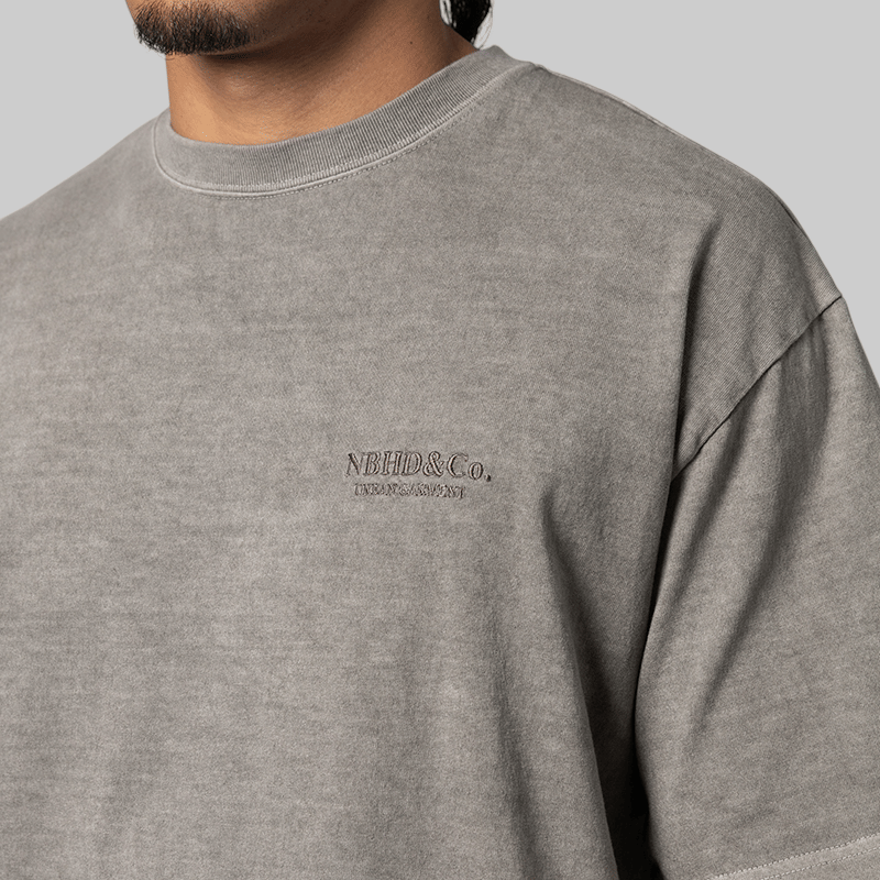 Neighborhood Pigment Dyed T - Shirt - Grey