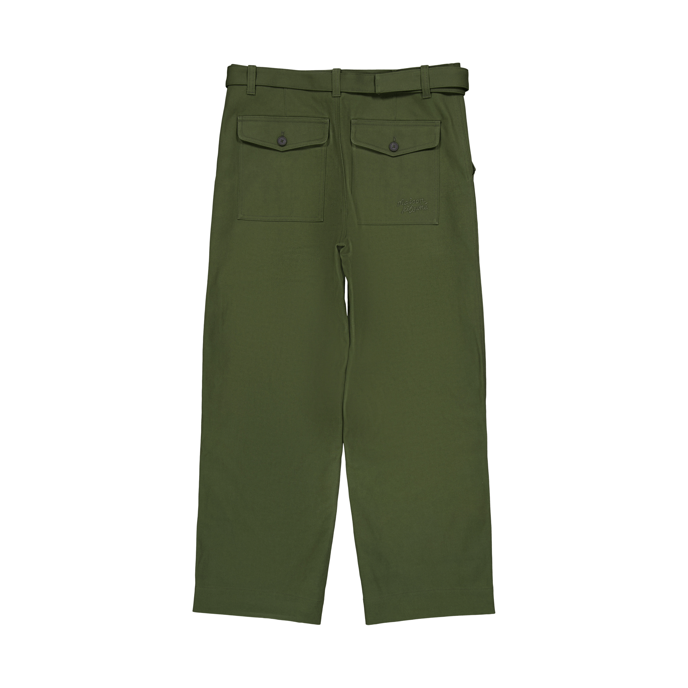 Maison Kitsuné Workwear Pants Millitary Green