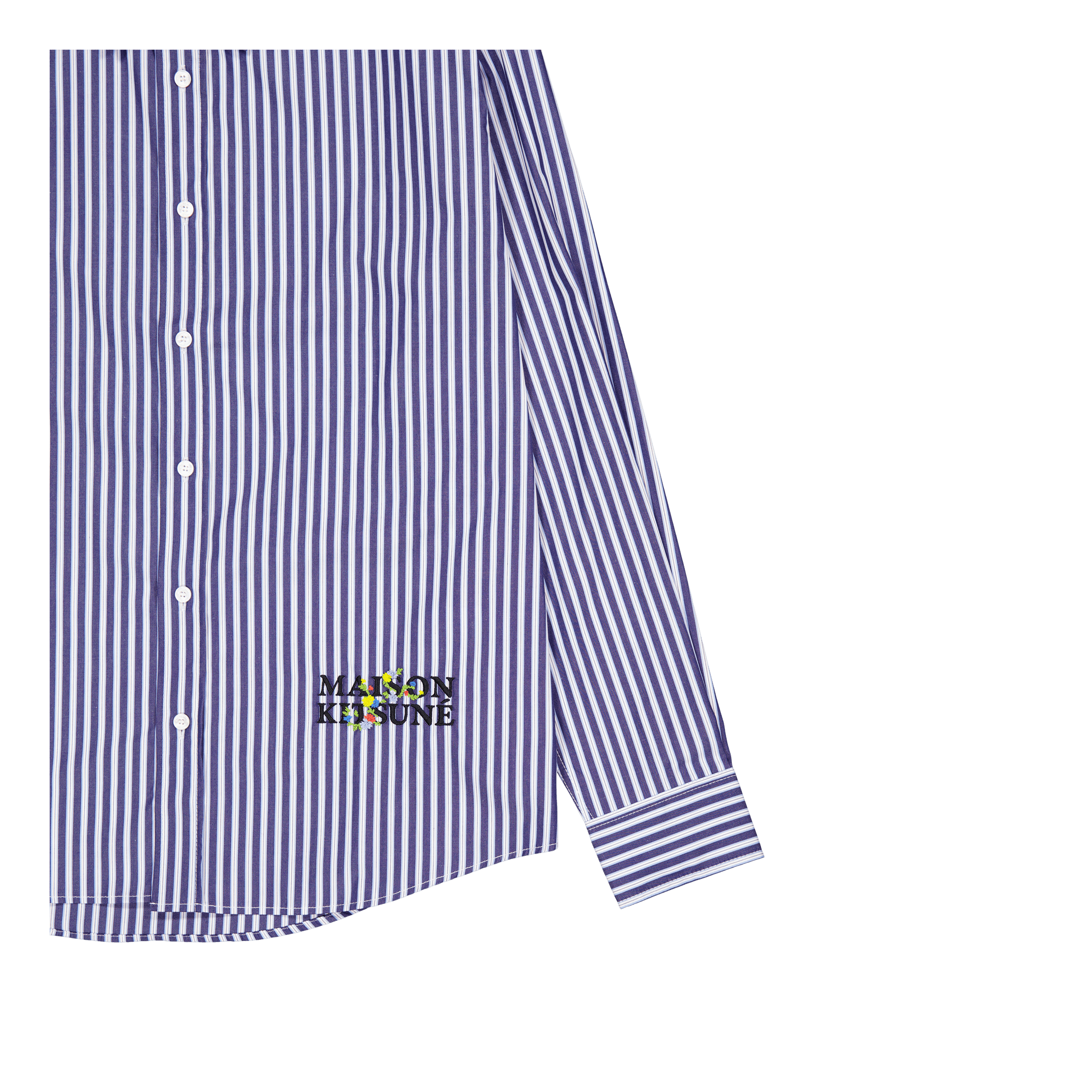 Maison Kitsuné Casual Shirt Navy/sky