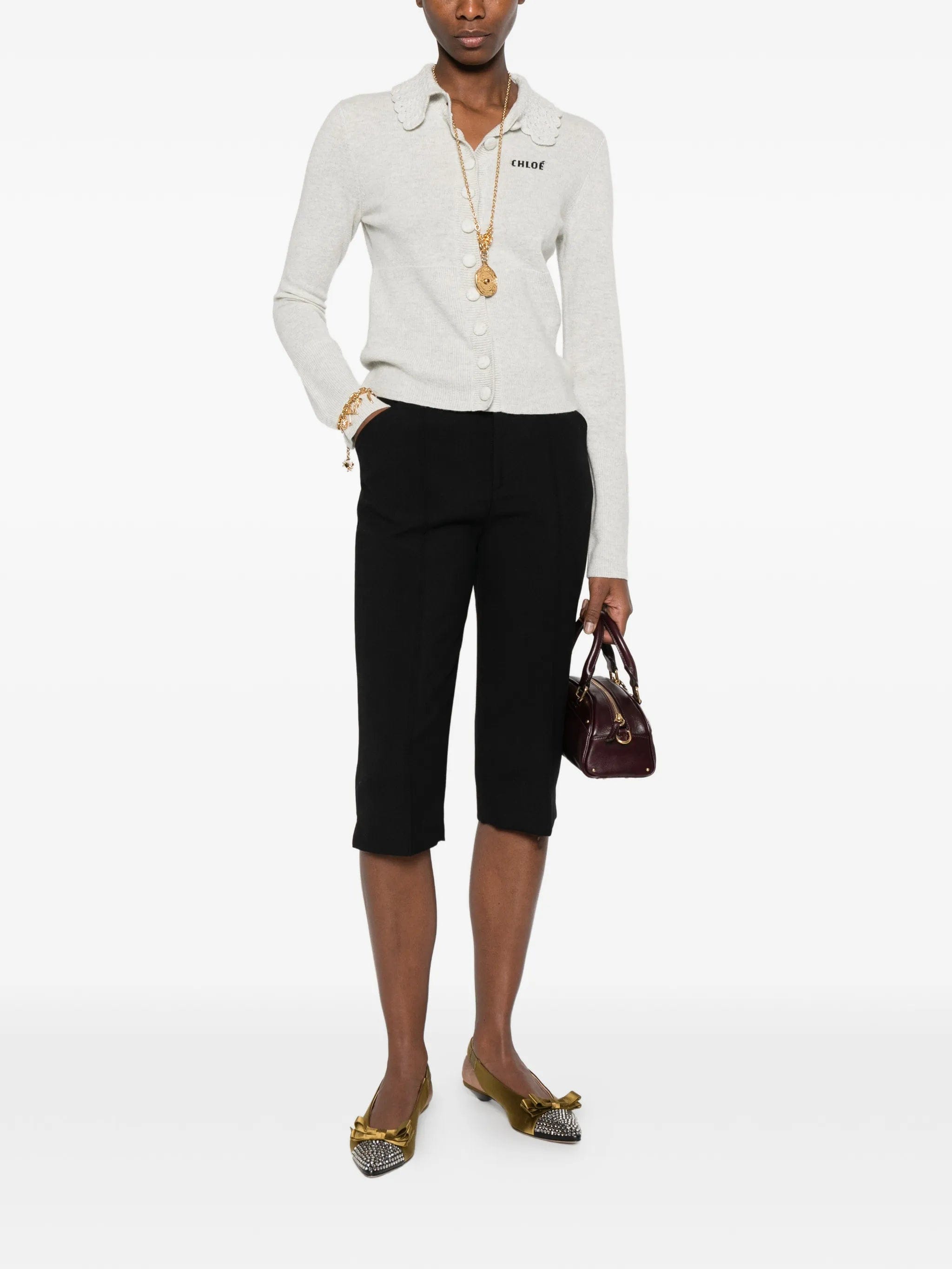 Chloé tailored cropped trousers