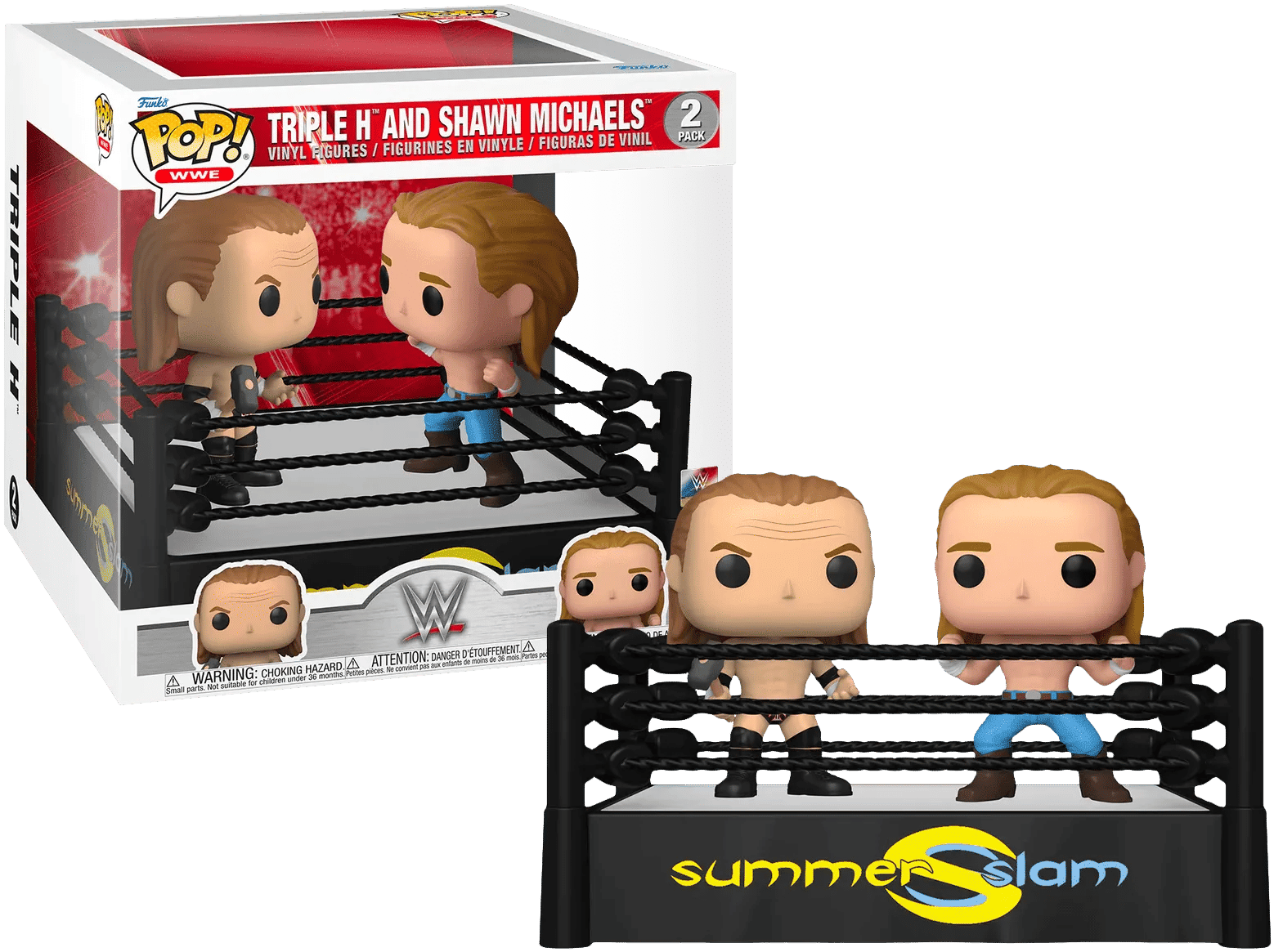 Funko WWE - SuperSlam Ring Triple H & Shawn Michaels Pop! Moment