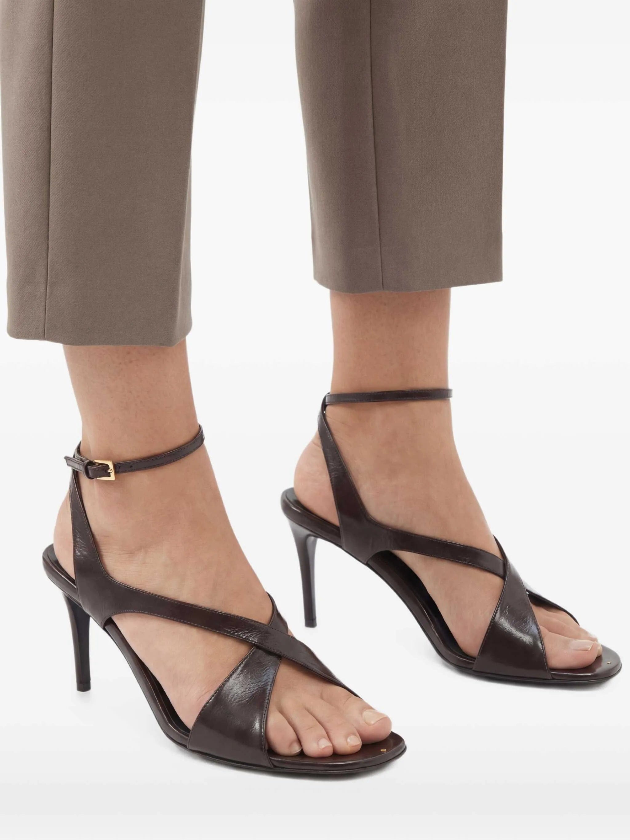 Khaite Liria ankle strap sandals