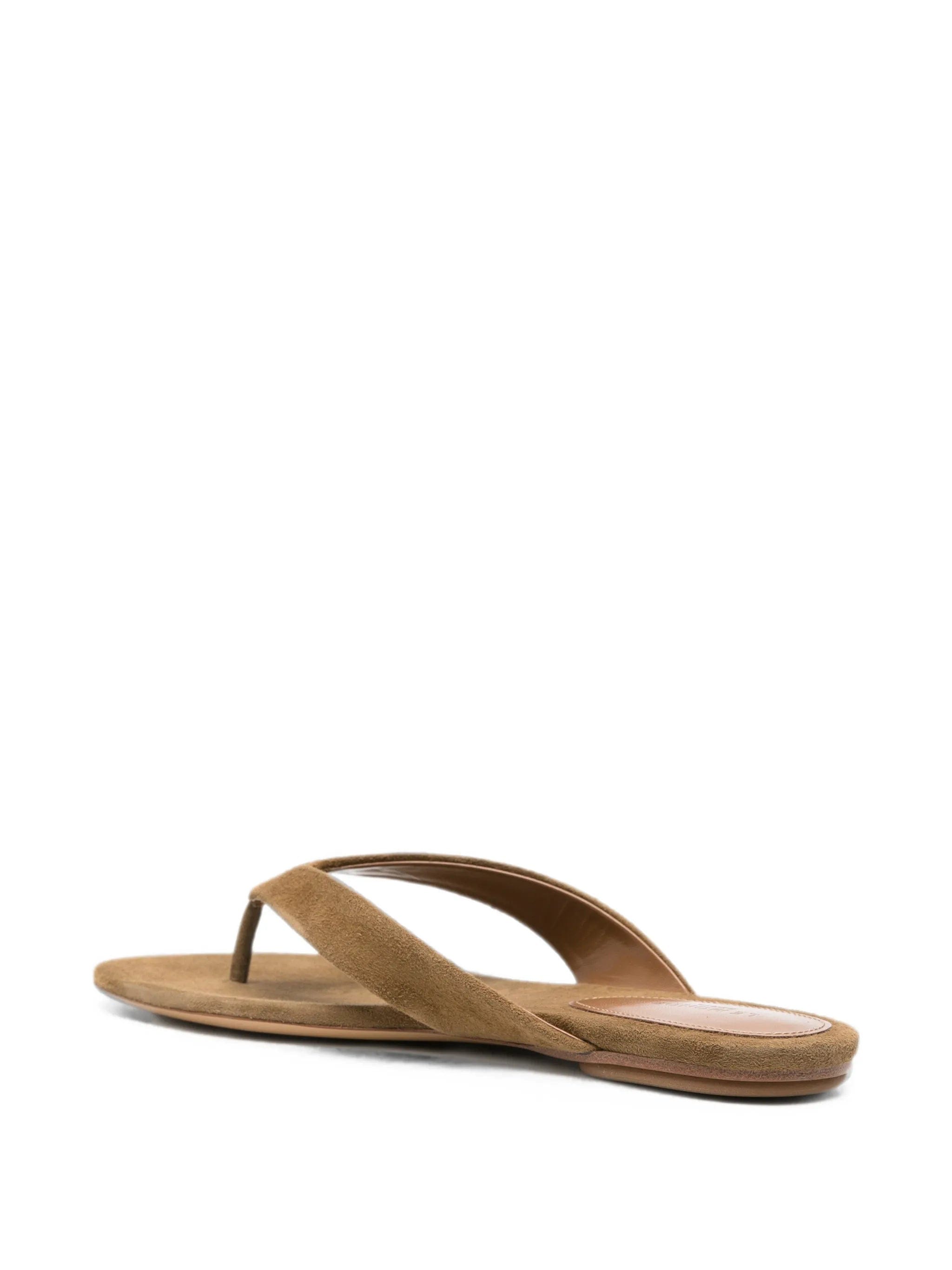 Le Monde Beryl suede thong flat sandals