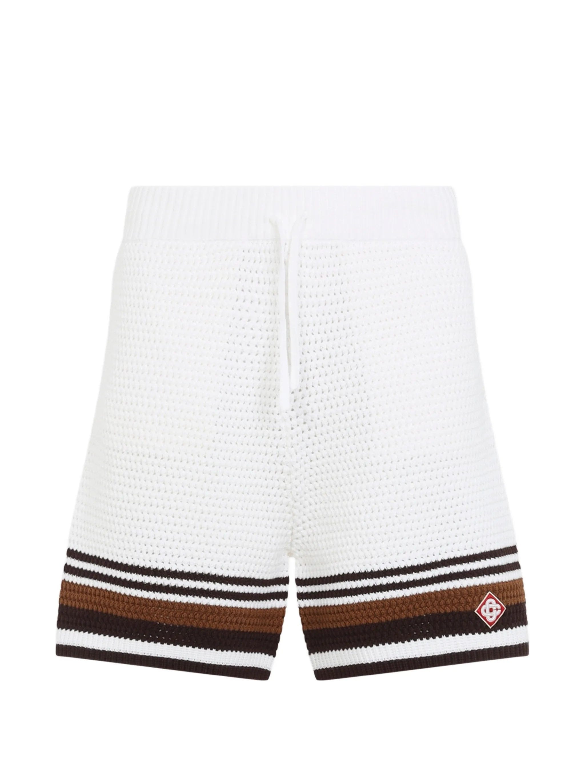 Casablanca cotton striped bermuda shorts