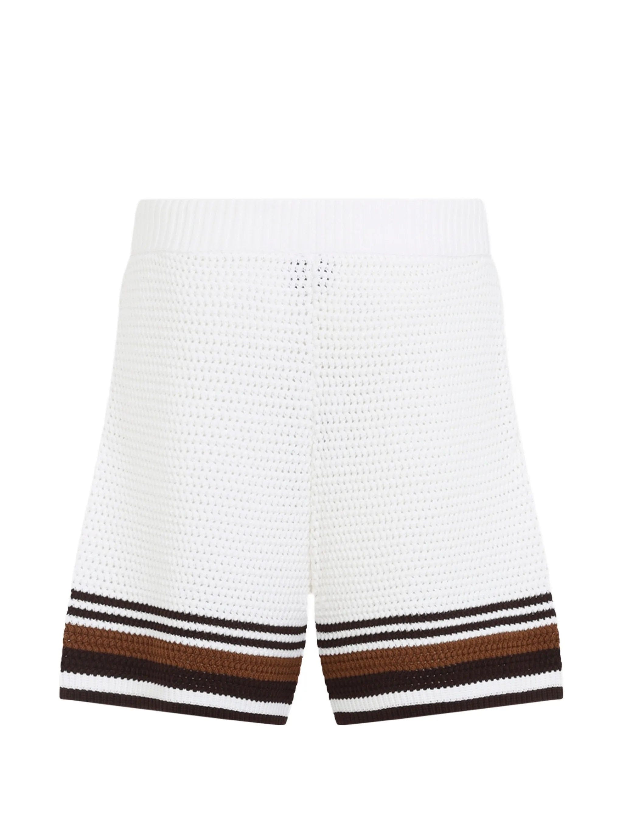 Casablanca cotton striped bermuda shorts